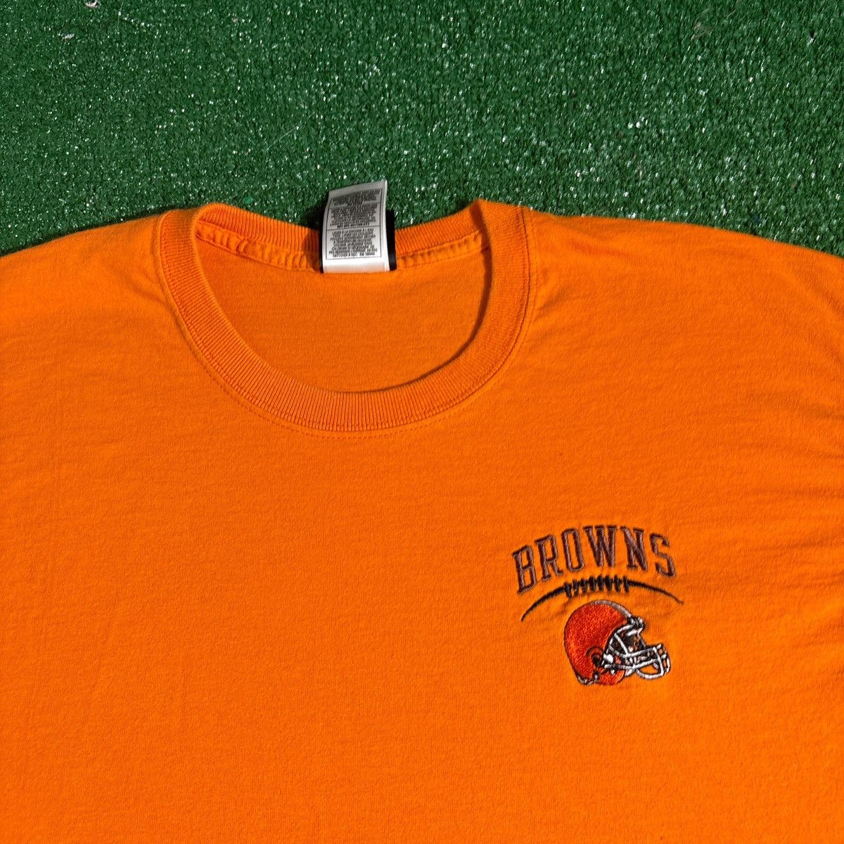 Pro Player Vintage Cleveland Browns Orange Embroidered Tee Size L Size US L / EU 52-54 / 3 - 2 Thumbnail
