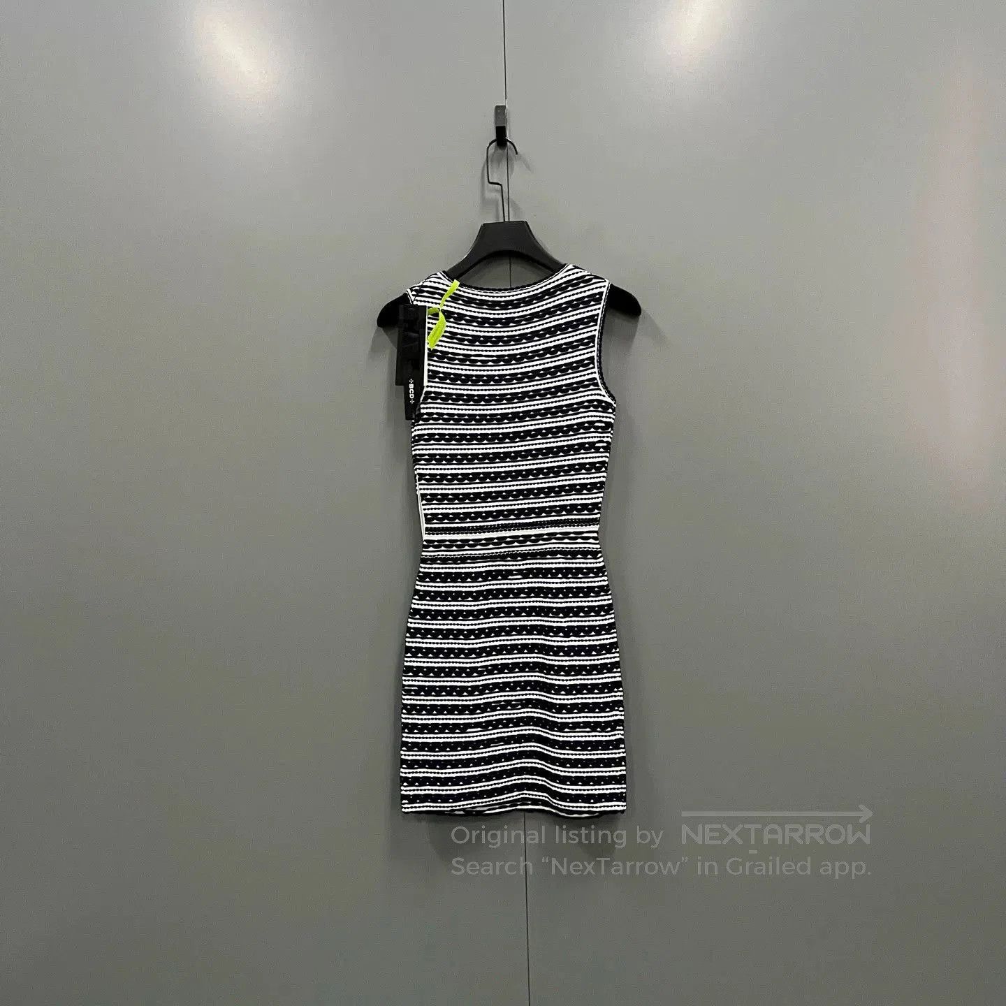 Dior vintage black and white striped dress. Size S / US 4 / IT 40 - 2 Thumbnail
