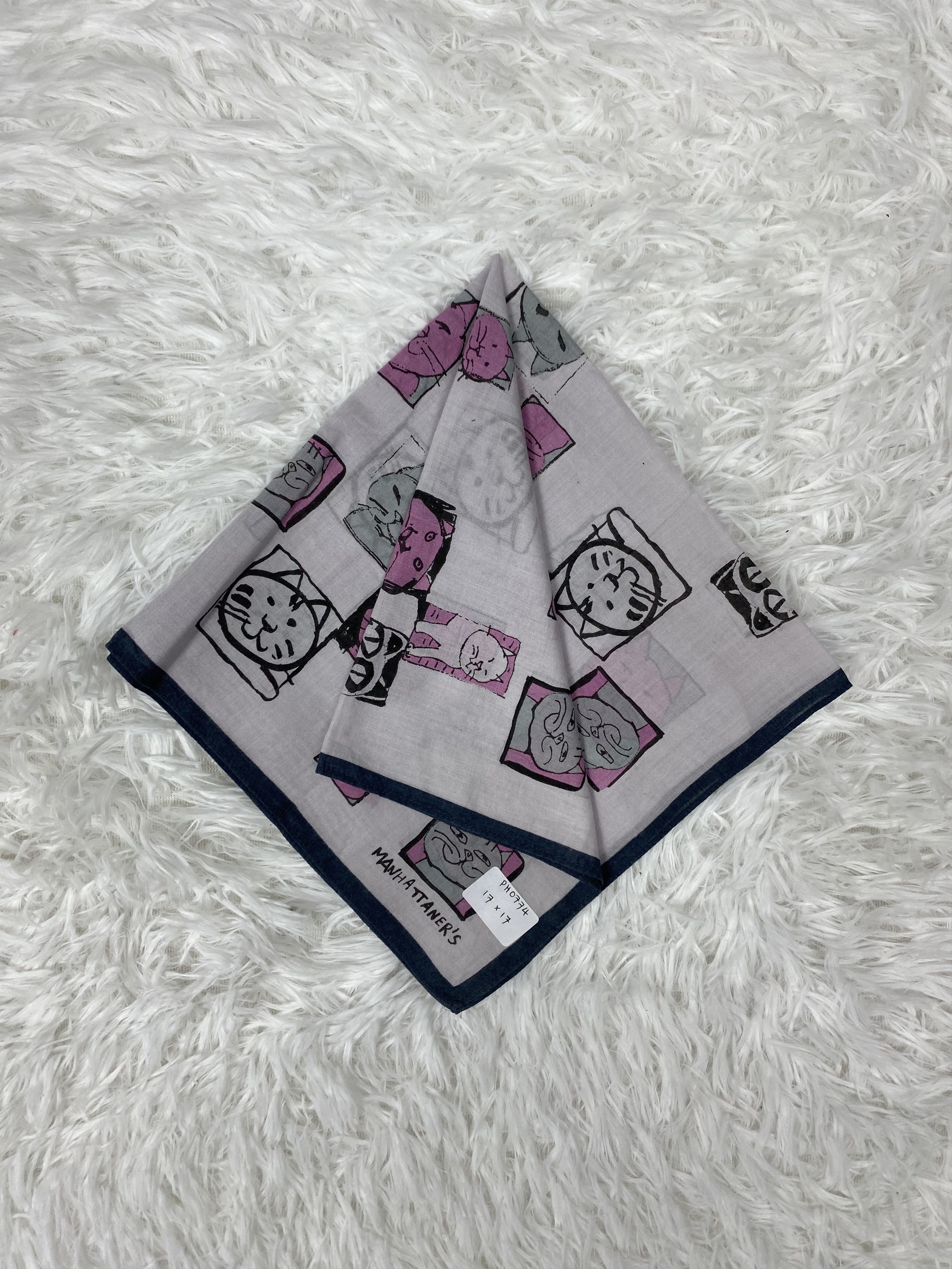 Designer × Vintage Vintage Manhattaner's Handkerchief Neckerchief PH0774 Size ONE SIZE - 1 Thumbnail