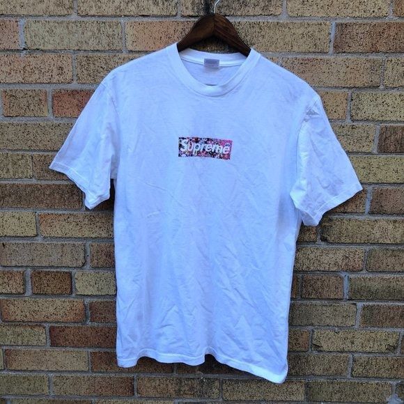 Supreme × Takashi Murakami 2020 Supreme X Takashi Murakami Box Logo T Shirt Covid-19 Re Size US M / EU 48-50 / 2 - 2 Thumbnail