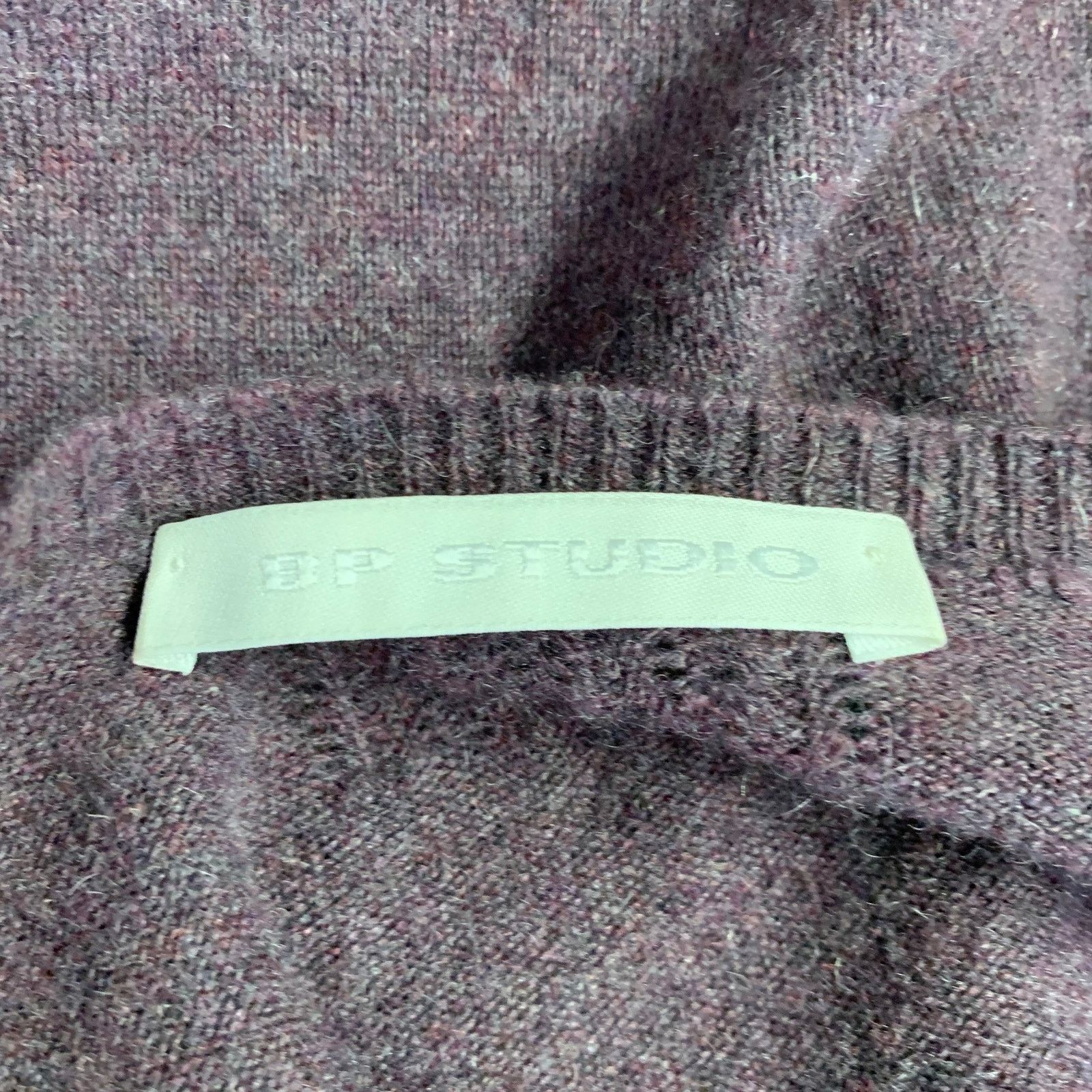 Other M Heather Purple Cashmere Knit Single Button Cardigan Size M / US 6-8 / IT 42-44 - 6 Thumbnail
