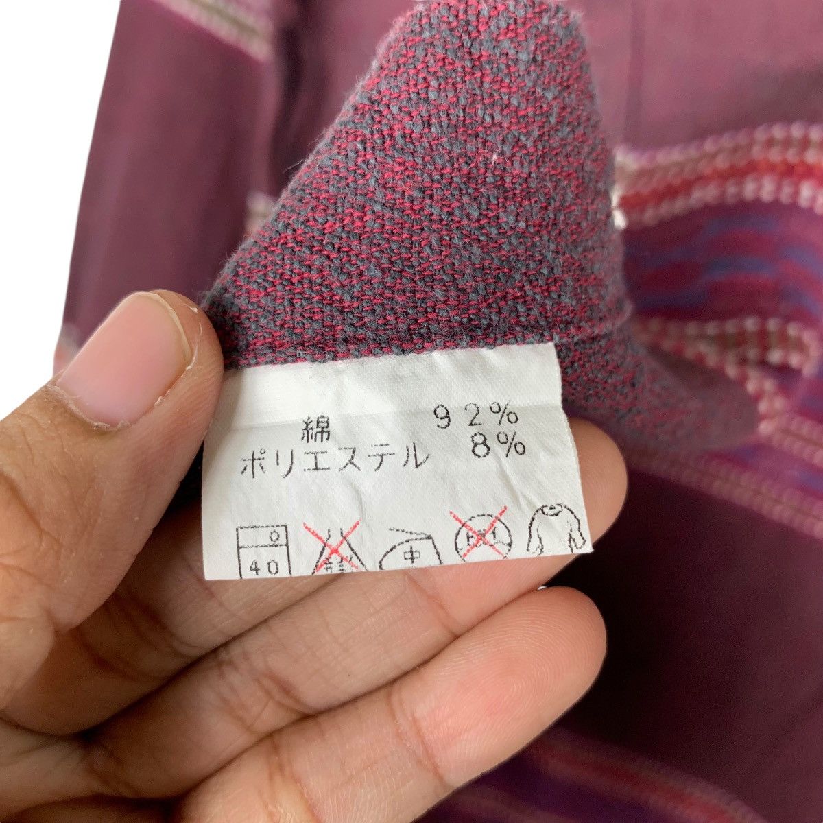 Japanese Brand FLYING SCOTSMAN Collection Button Shirt #1427-C64 Size US L / EU 52-54 / 3 - 16 Thumbnail