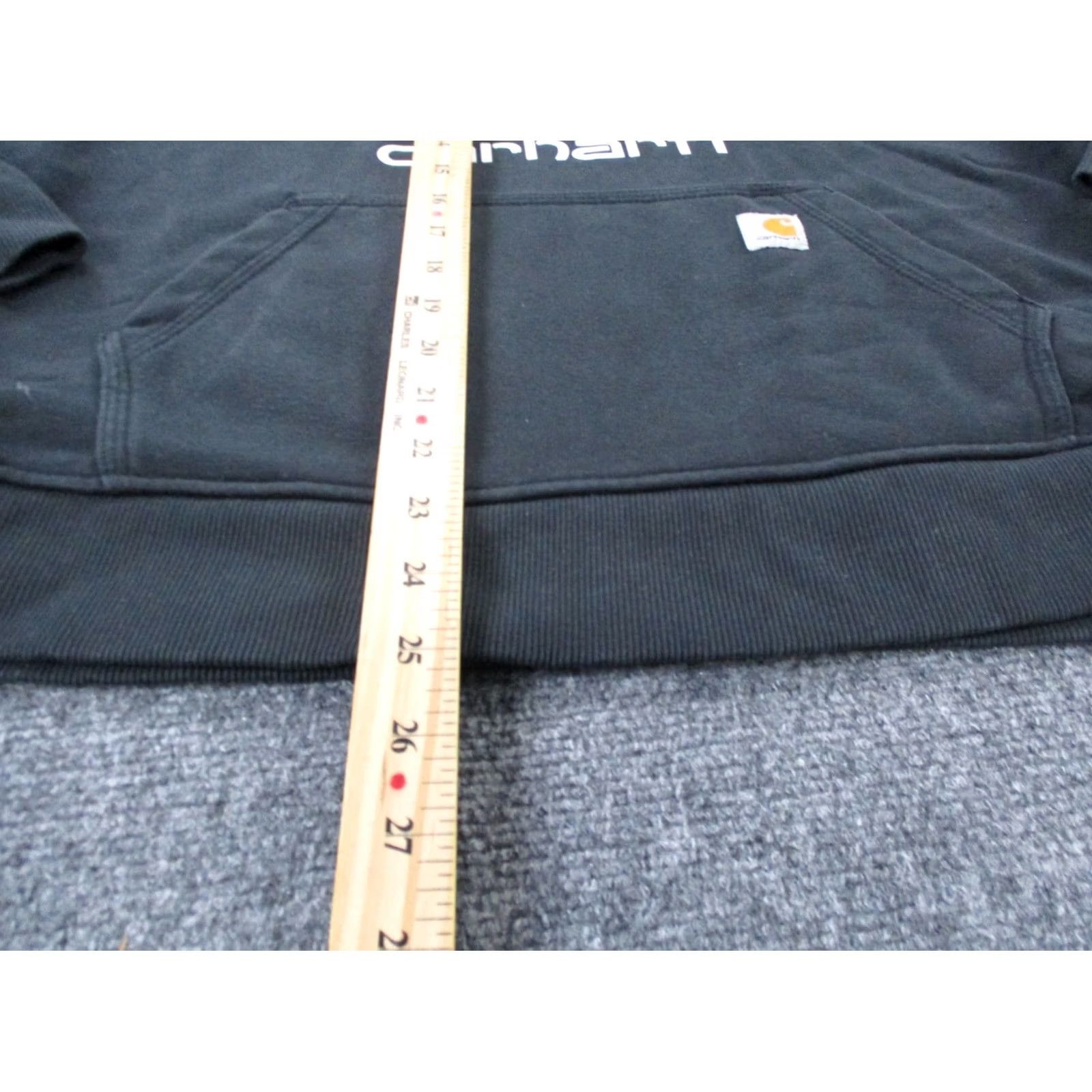 Carhartt VINTAGE Carhartt Shirt Womens L Black Hoodie Sweatshirt Women Pullover Relaxed Rain Defender Size L / US 10 / IT 46 - 4 Thumbnail