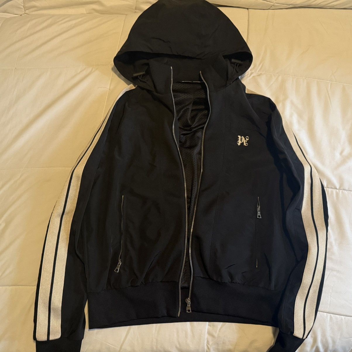 Palm Angels Palm Angels monogram-embroidered track jacket Size US S / EU 44-46 / 1 - 1 Thumbnail