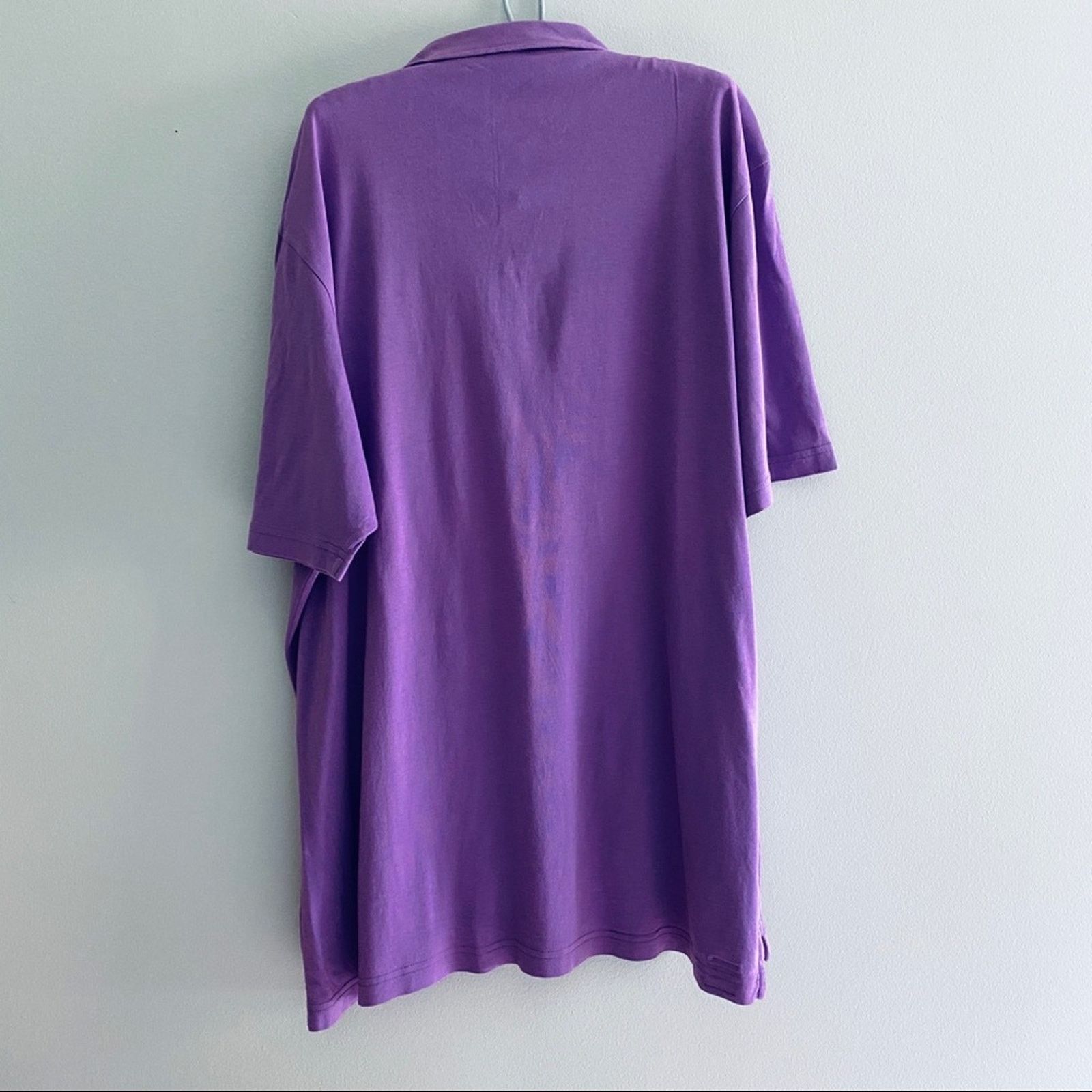 Peter Millar Peter Millar purple short sleeve polo Size US XL / EU 56 / 4 - 3 Thumbnail