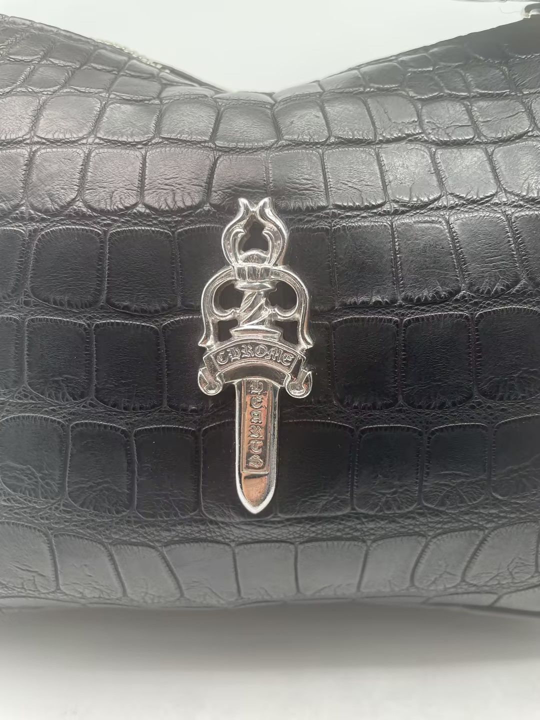 Chrome Hearts Chrome Hearts Black Alligator Leather Nugget Bag Size ONE SIZE - 5 Thumbnail
