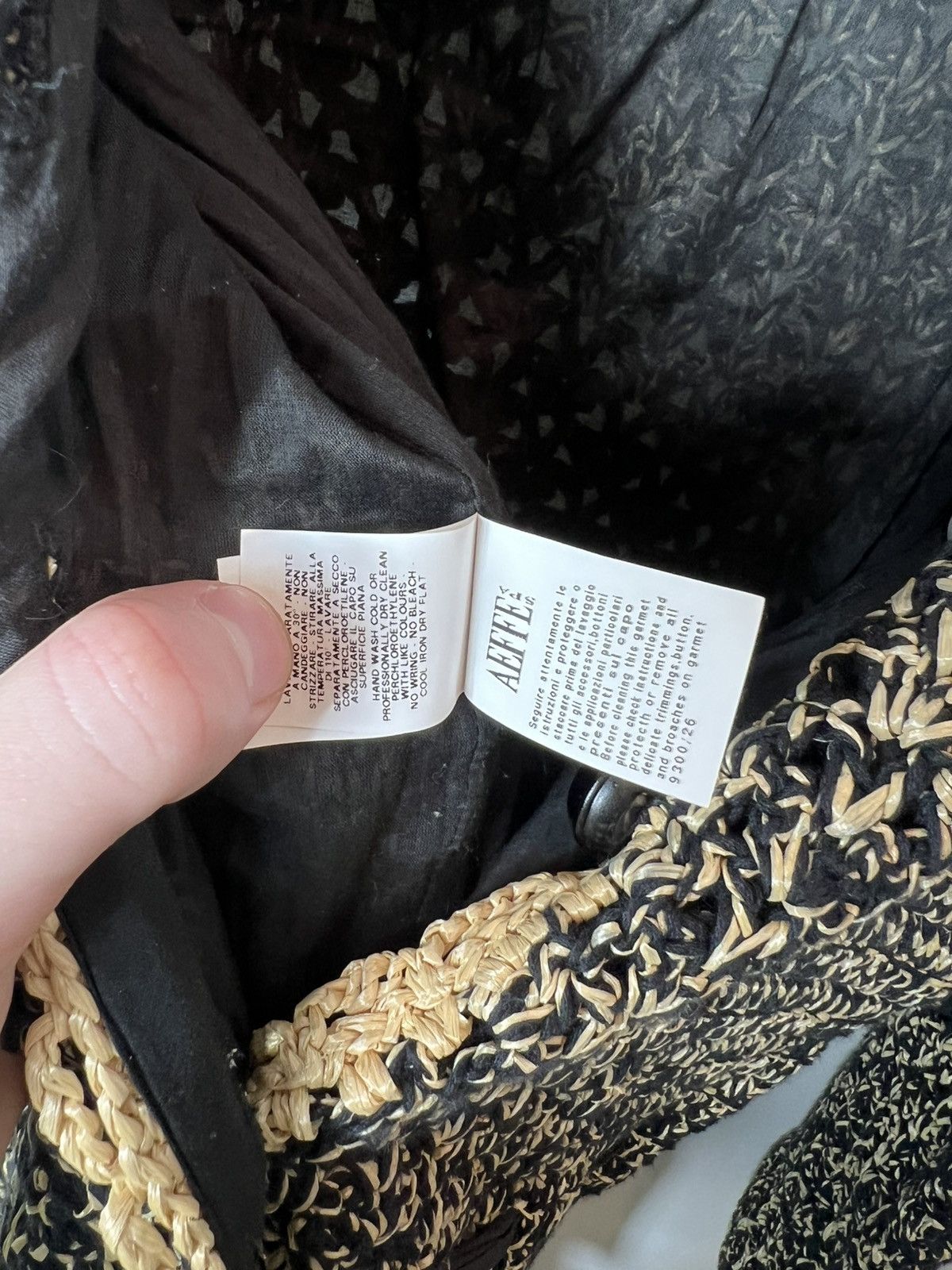 Moschino Vintage Moschino Cheap And Chic Cotton And Straw Dress Size XS / US 0-2 / IT 36-38 - 9 Thumbnail