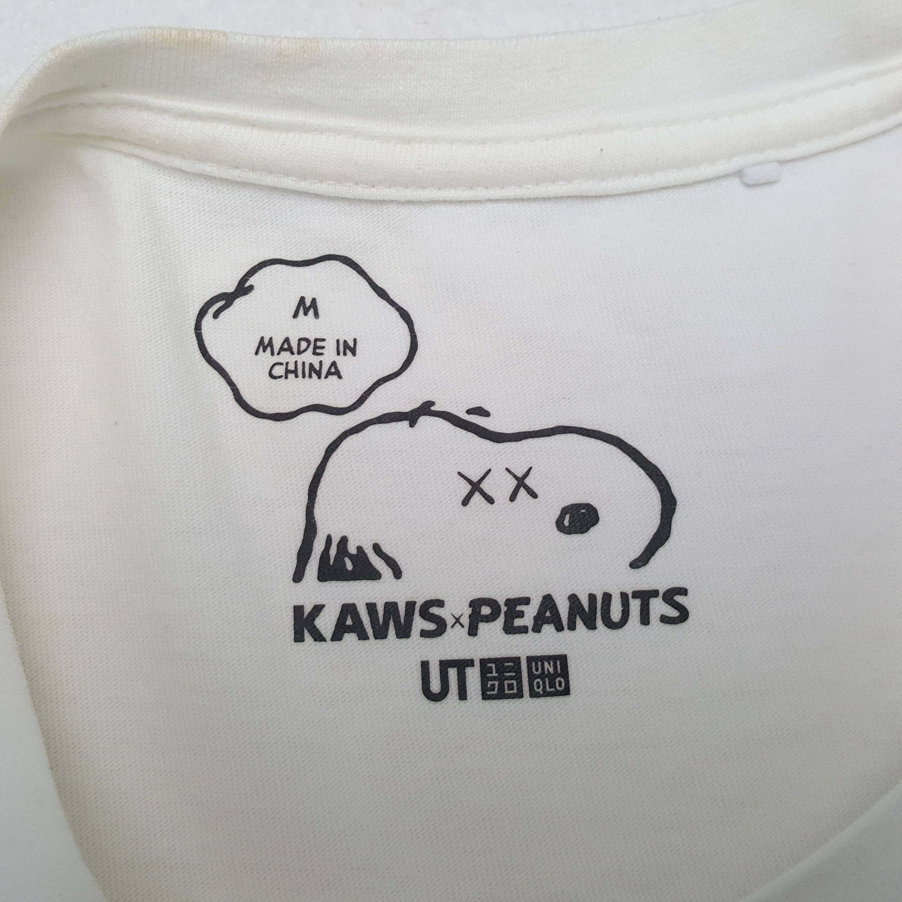 Kaws × Peanuts × Uniqlo Uniqlo Joe Kaws Streetwear Style Tshirt RR25 Size US M / EU 48-50 / 2 - 4 Thumbnail
