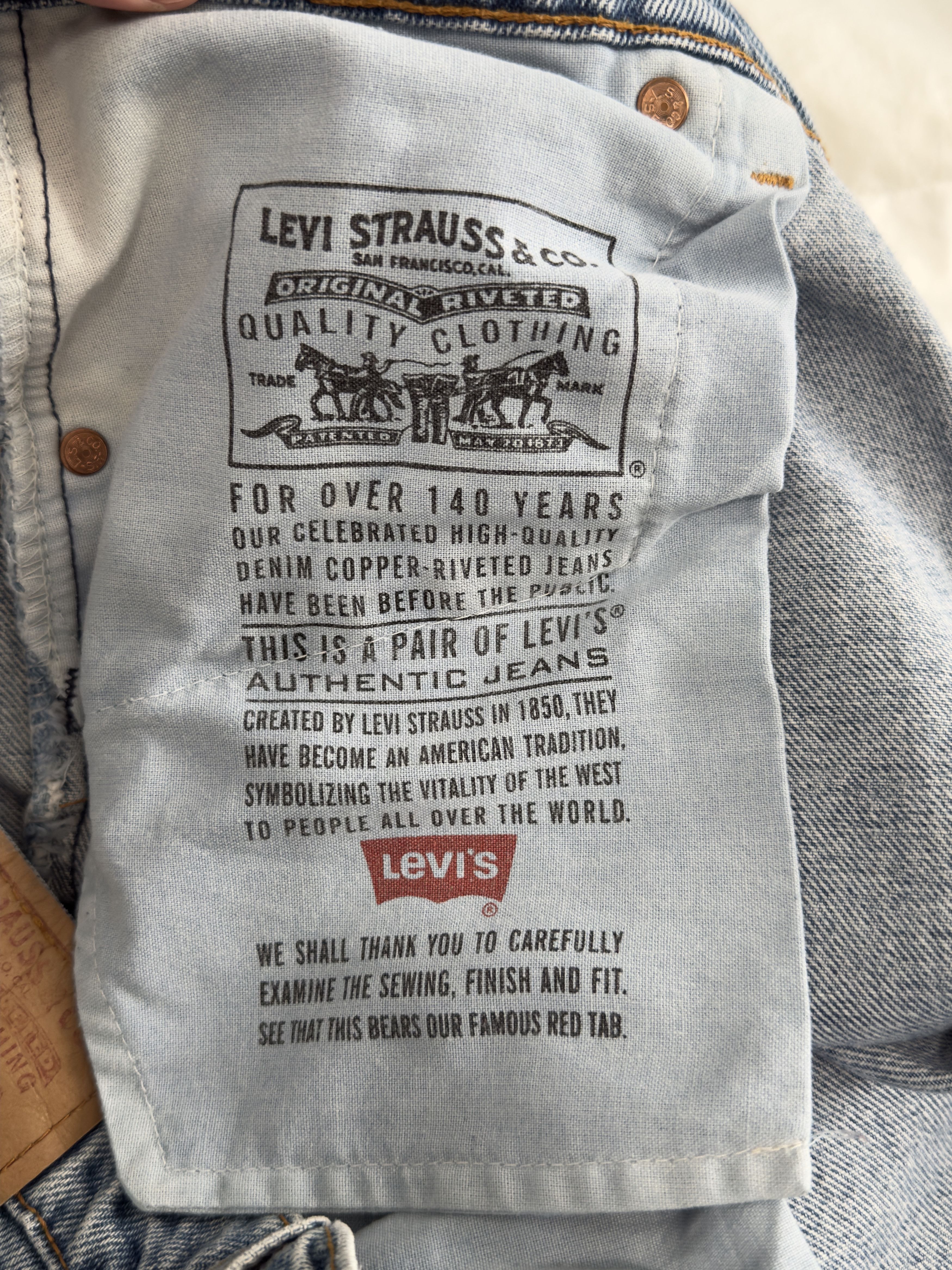 Levi's Vintage Levi's 517 Made in the USA 34x32 Size US 34 / EU 50 - 8 Thumbnail
