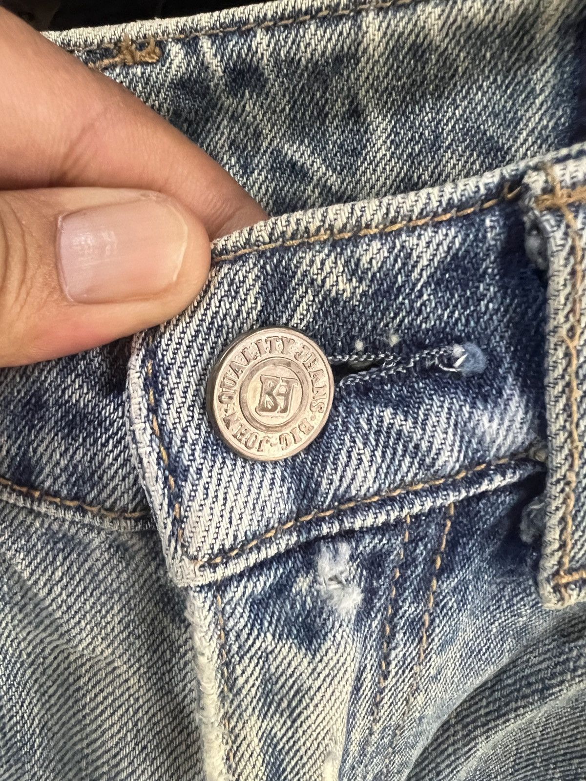 Big John 🔥Vintage Big John Distressed Denim Size US 28 / EU 44 - 10 Thumbnail