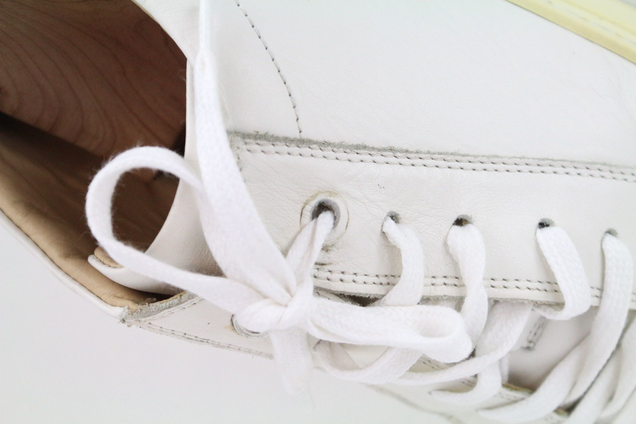 Suitsupply EU43 White Leather Laced Sneakers 73655 Size US 10 / EU 43 - 15 Thumbnail