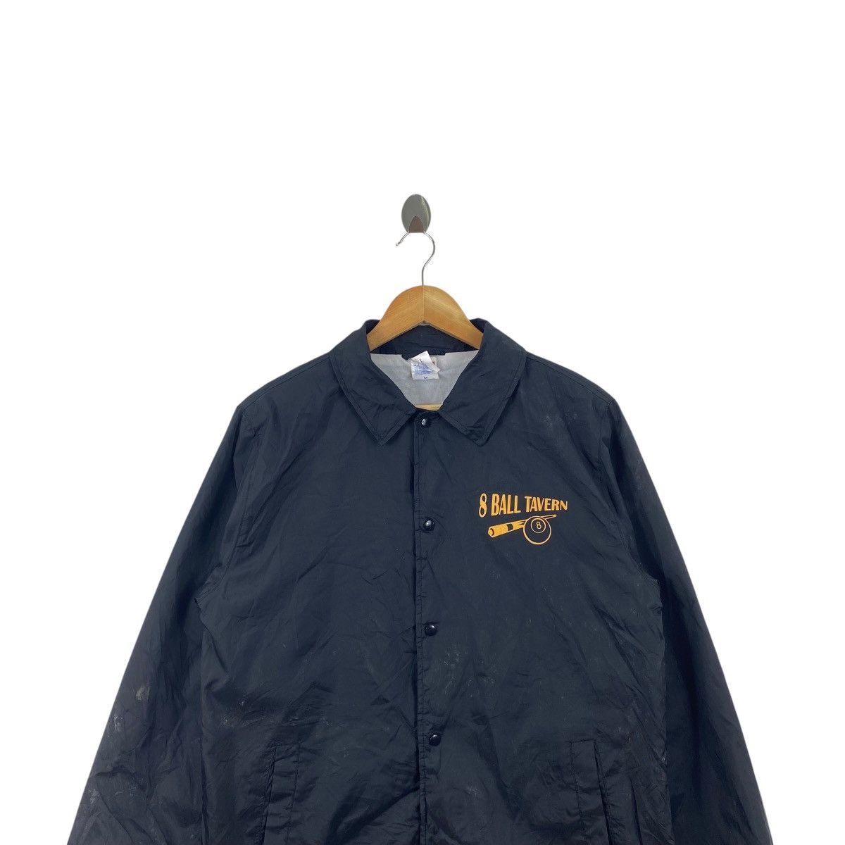 Vintage Vintage UNITED ATHLE 8 BALL Tavern Coach Jacket Snap Button Size US M / EU 48-50 / 2 - 2 Thumbnail