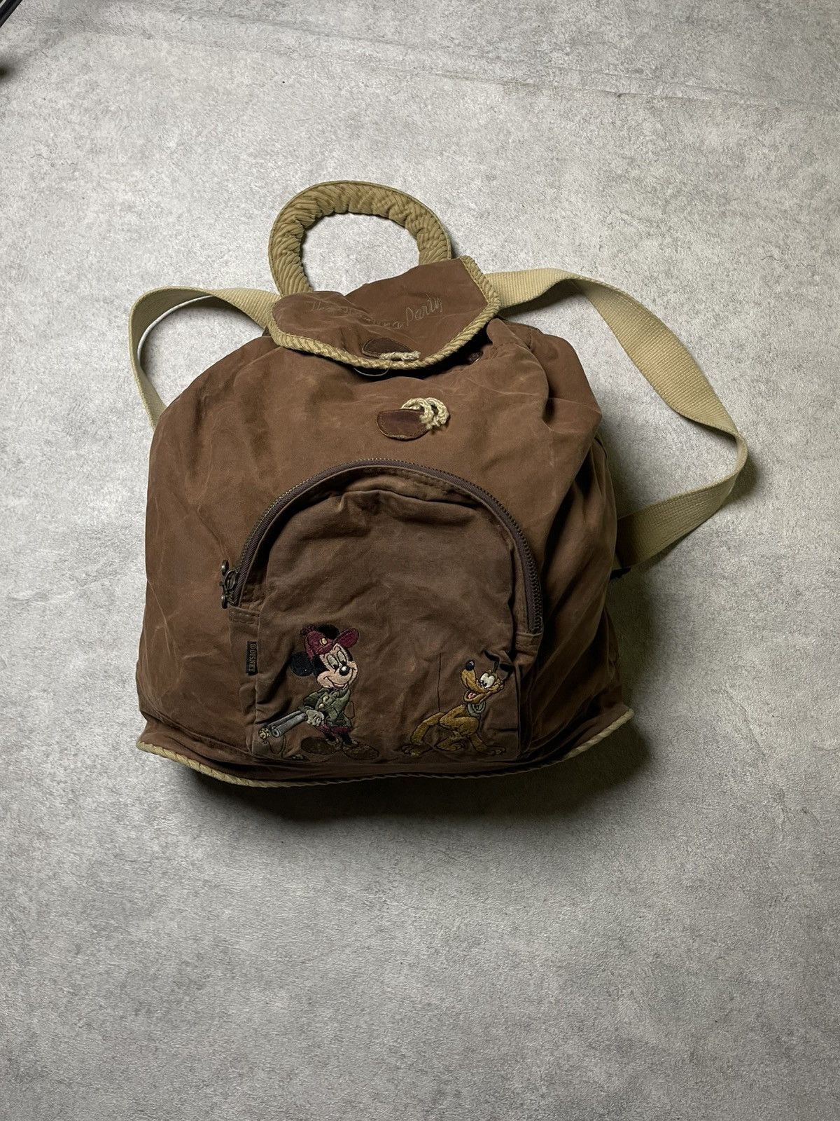 Iceberg Rare 1999 Leather Disney Backpack — Archival Mickey Grail Size ONE SIZE - 17 Thumbnail