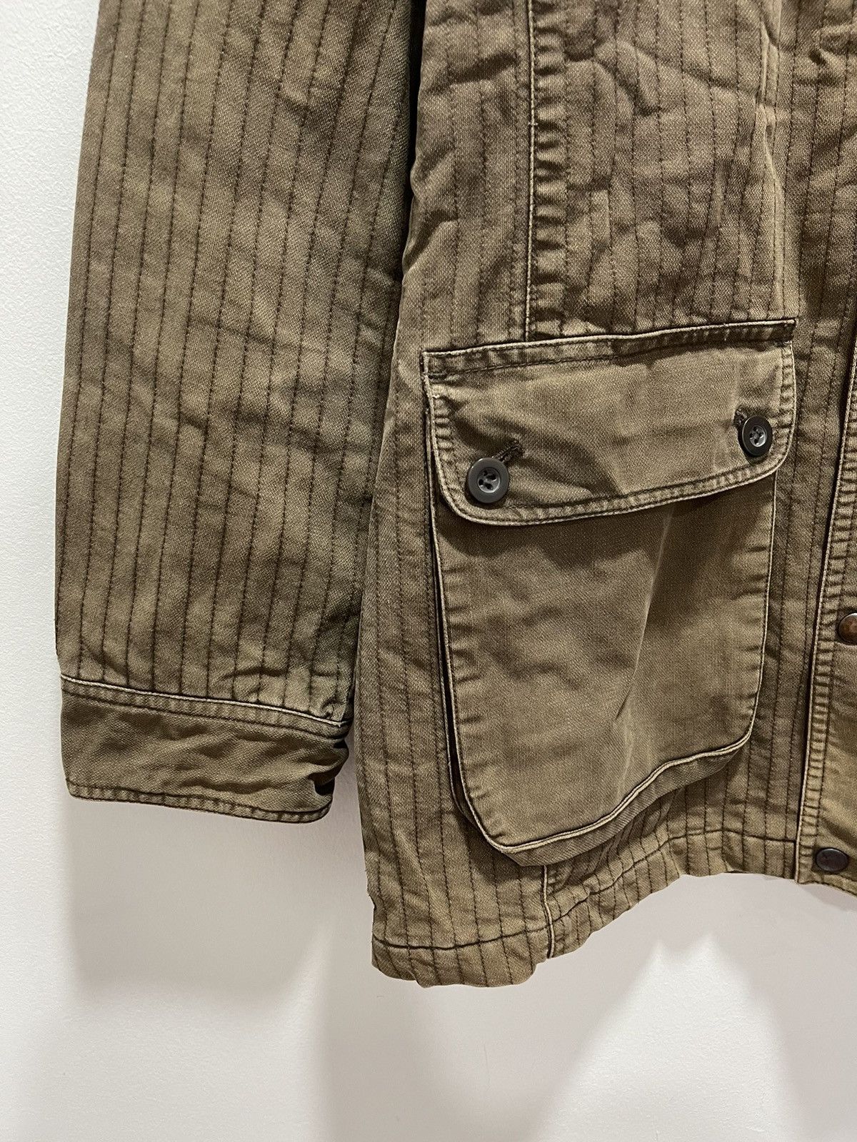 In The Attic FADED IN THE ATTIC MULTIPOCKET STRIPED JAPAN STYLE JACKET Size US S / EU 44-46 / 1 - 4 Thumbnail