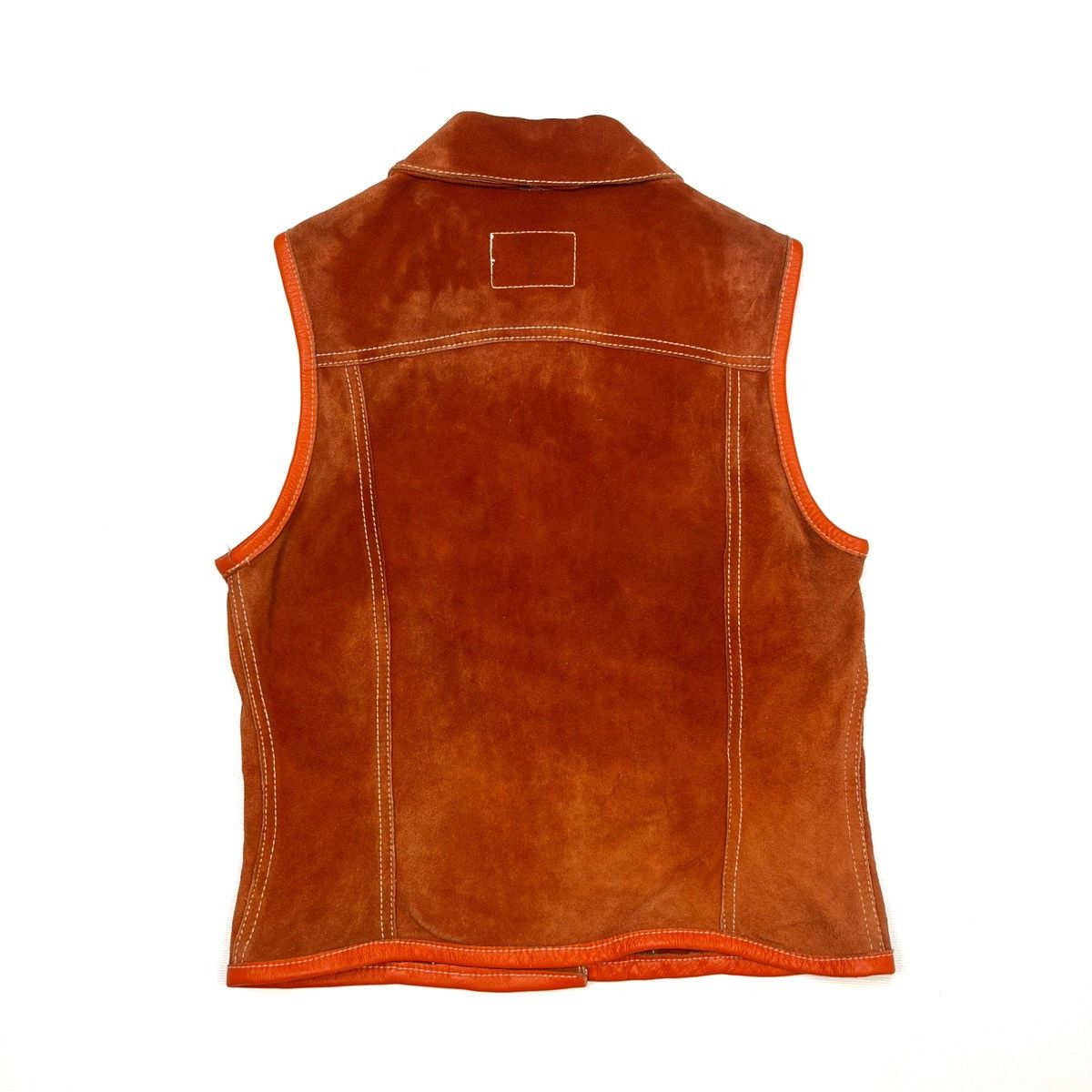 Diesel Vintage DIESEL Leather Vest 90s Suede Cowhide Waistcoat Size S / US 4 / IT 40 - 14 Thumbnail