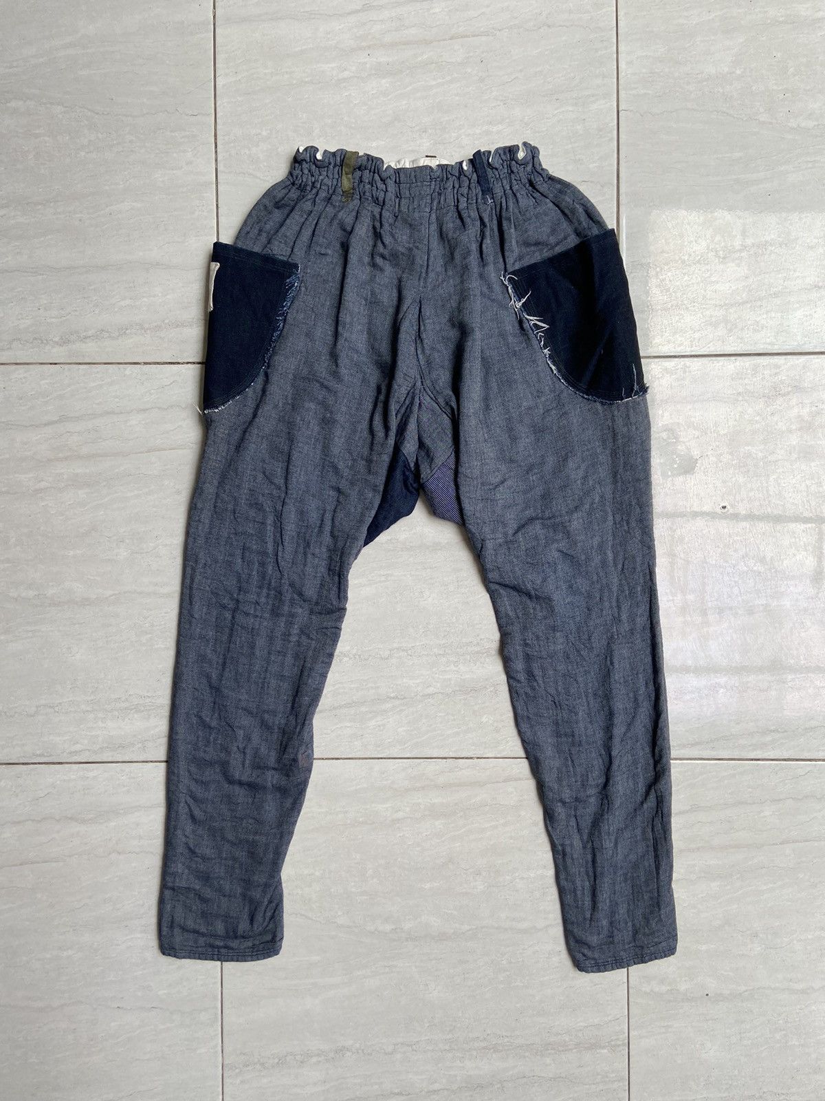 image of Kapital Blue Baloon Pants, Men's (Size 26)