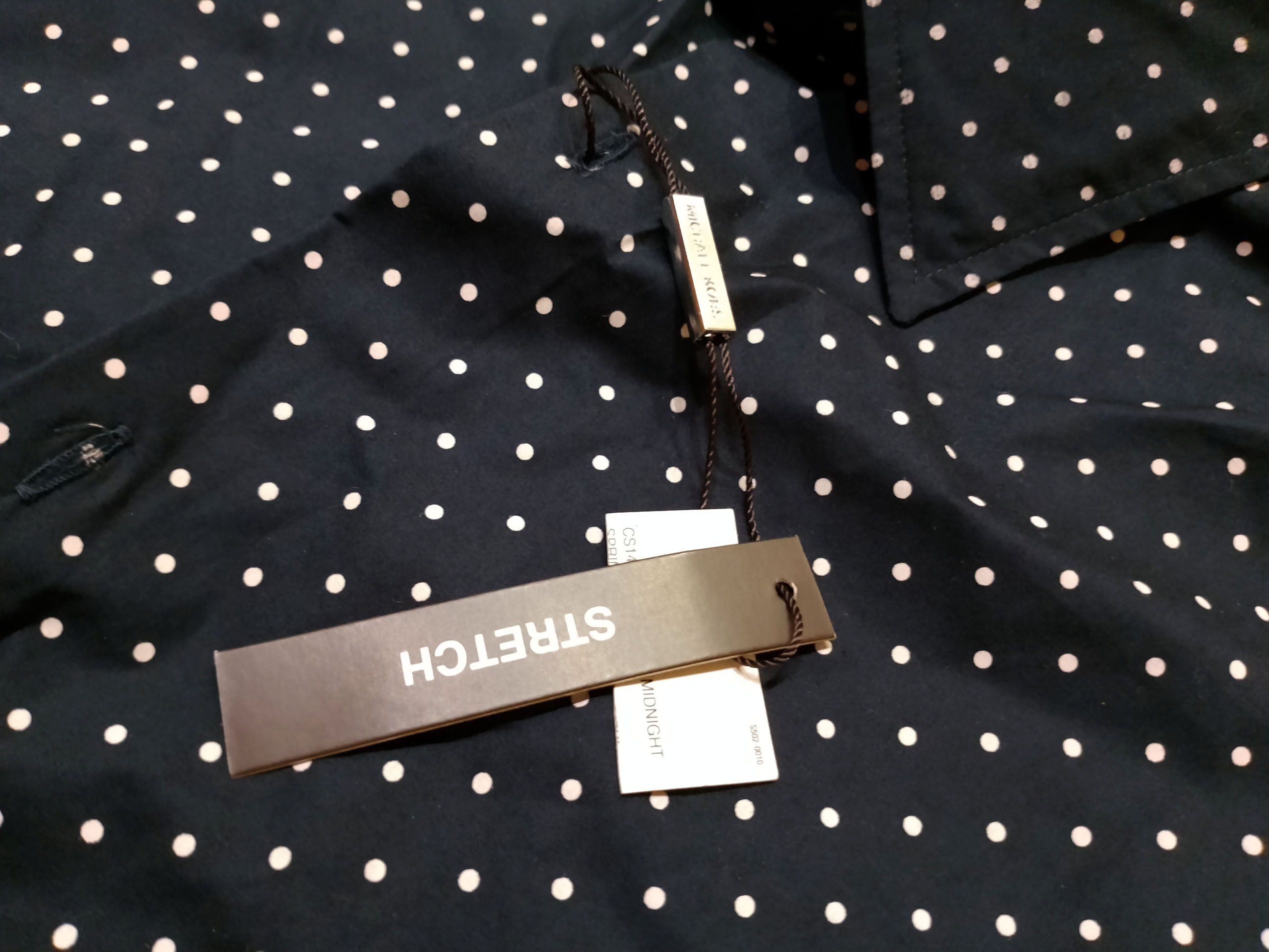 Michael Kors Michael Kors Short Sleeve Shirt - Stretch Series Size US XL / EU 56 / 4 - 2 Thumbnail