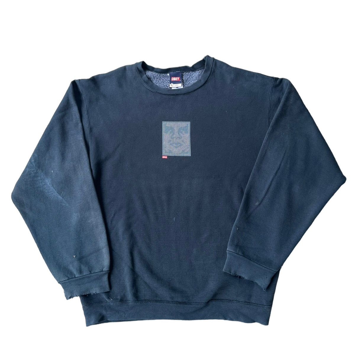 Obey × Vintage thrased Vintage Obey center logo sweatshirt size L Size US L / EU 52-54 / 3 - 3 Thumbnail