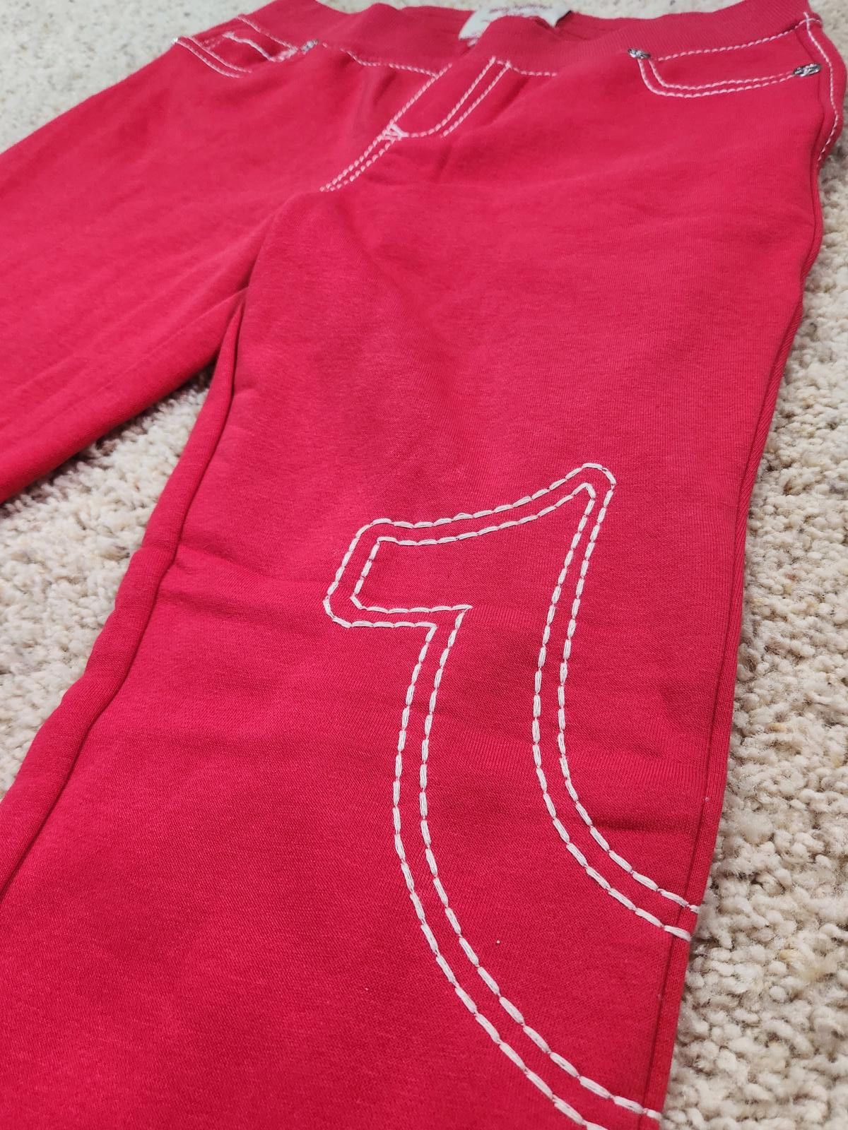True Religion NEW True Religion Pull-On Flare Jeans Red Anniversary Medium Size 32" / US 10 / IT 46 - 4 Thumbnail