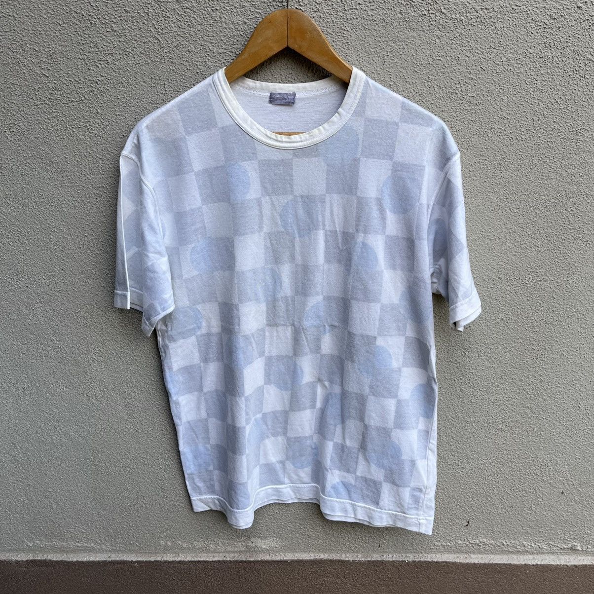 Comme des Garcons Homme COMME DES GARCONS checkered inside print tee Size US M / EU 48-50 / 2 - 1 Thumbnail