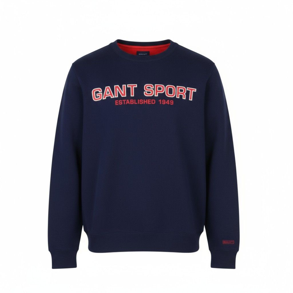 Gant SPORT C-NECK M Classic Blue Logo Sweatshirt 87236 Size US M / EU 48-50 / 2 - 1 Thumbnail