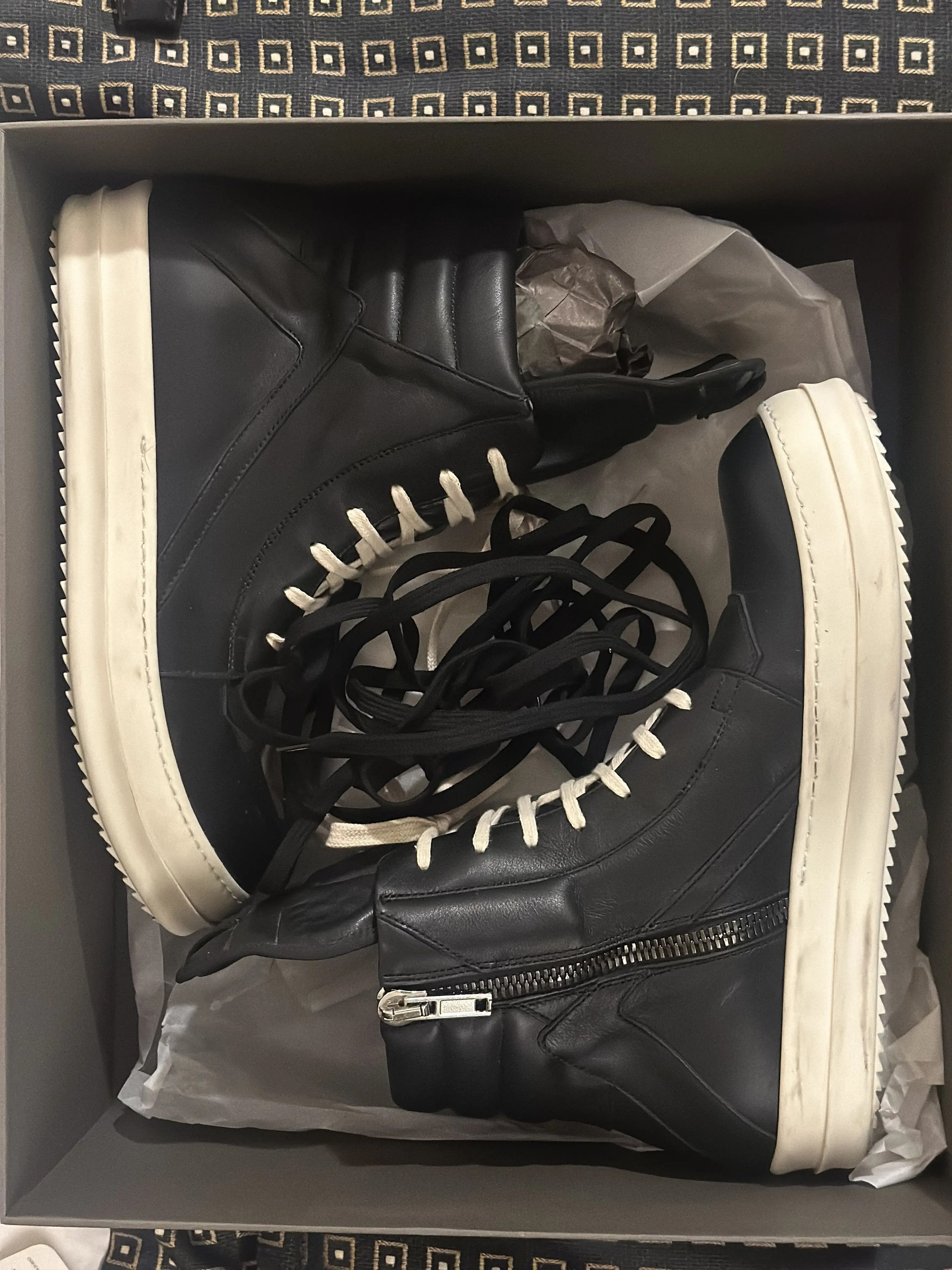 Rick Owens Rick Owens Performa Geobasket Rubberized | Grailed