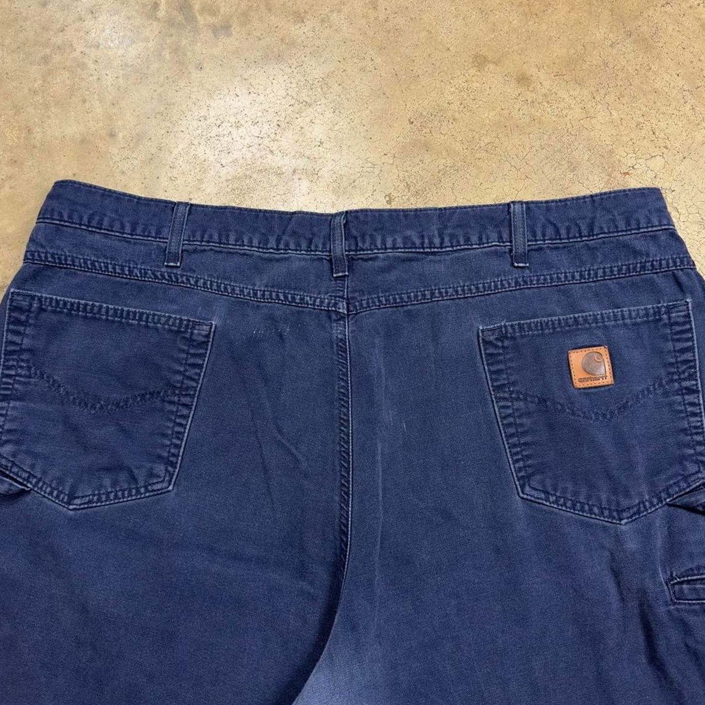 Carhartt Baggy Y2K Carhartt Dungaree Faded Blue Carpenter Pants Size US 44 / EU 60 - 3 Thumbnail