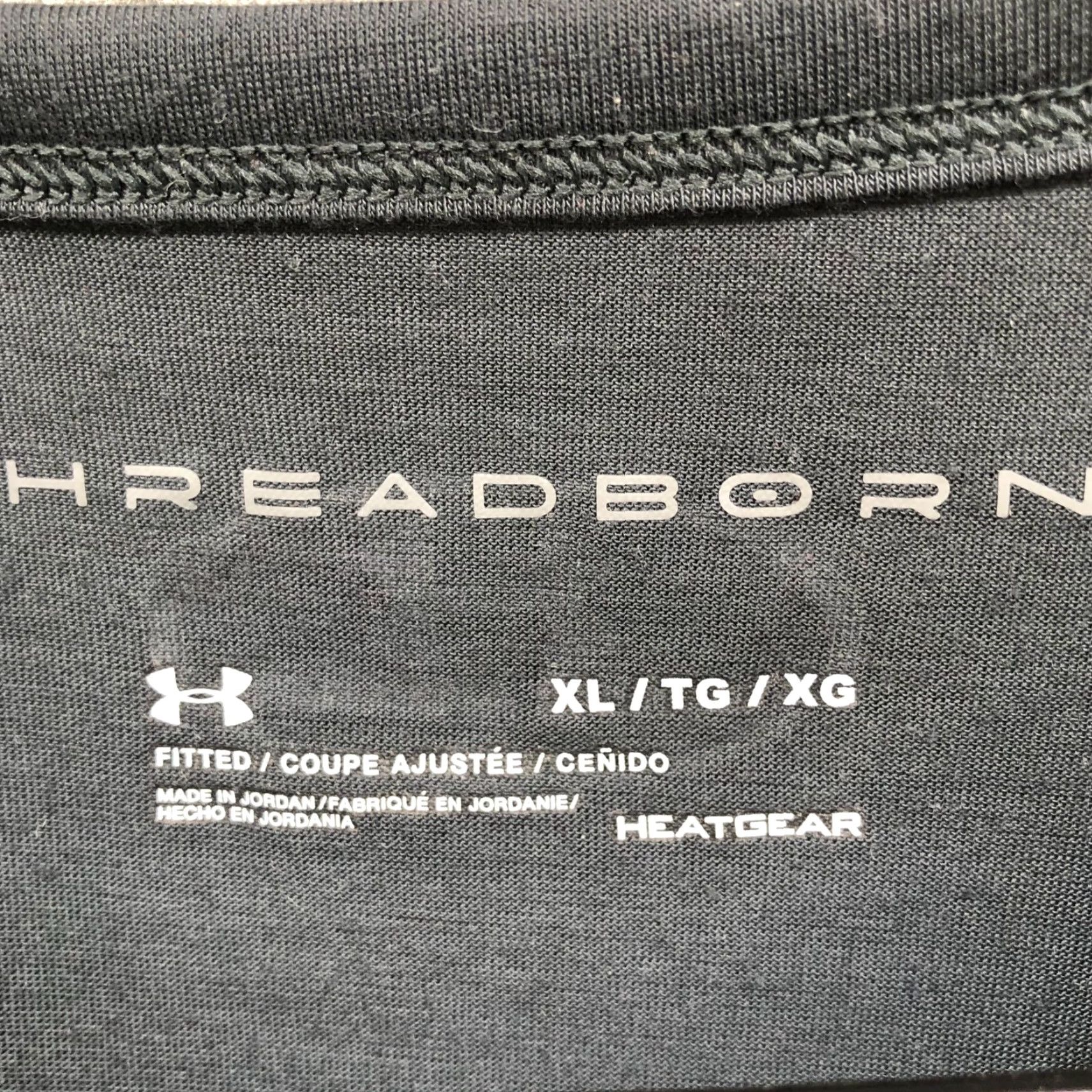 Under Armour Under Armour HeatGear Theadborne Long Sleeve T Shirt Mens XL Fitted Gray Size US XL / EU 56 / 4 - 7 Thumbnail