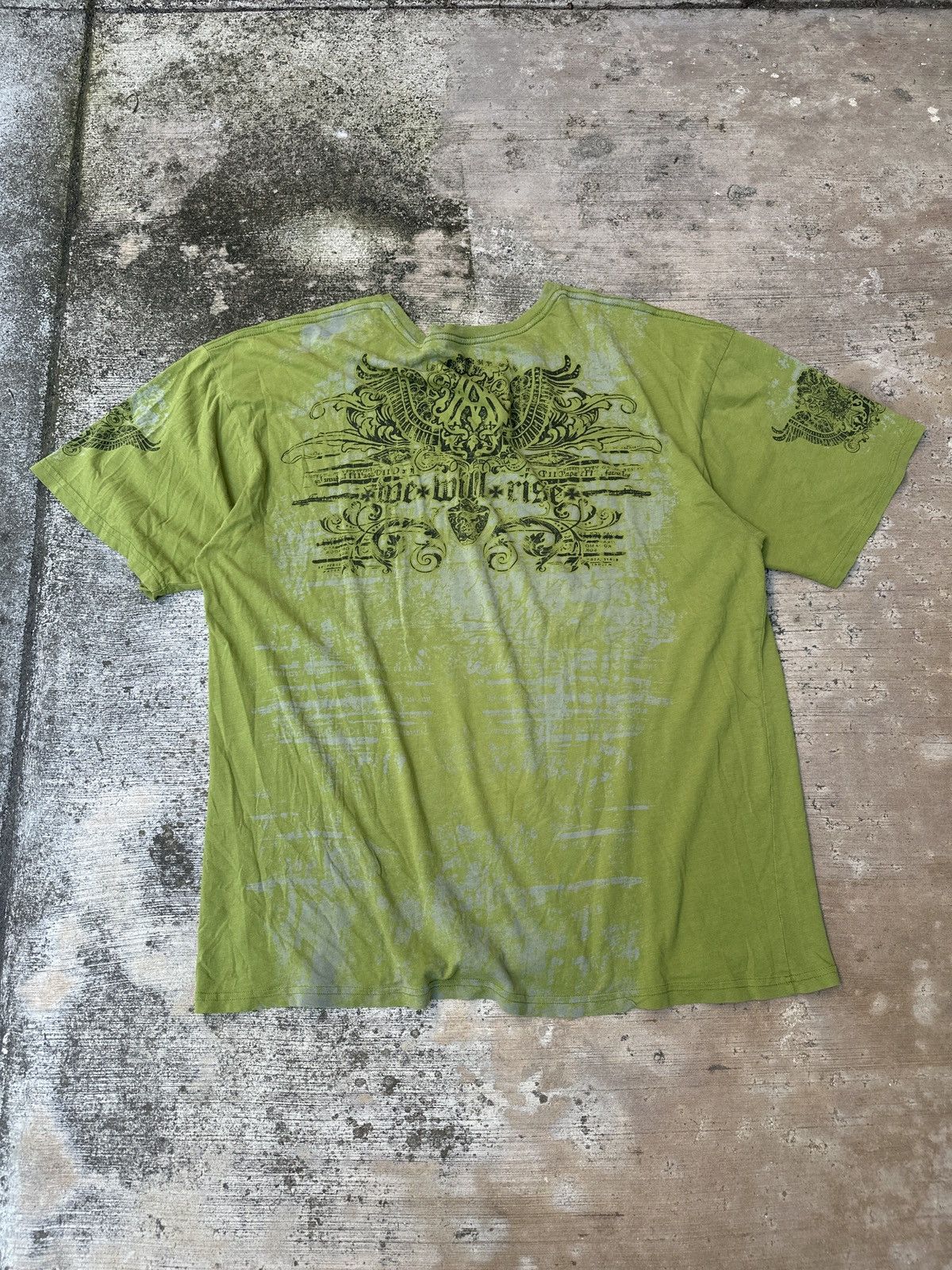 Affliction Y2k 2000s tribal grunge archiac affliction aop T-Shirt Size US XXL / EU 58 / 5 - 4 Thumbnail