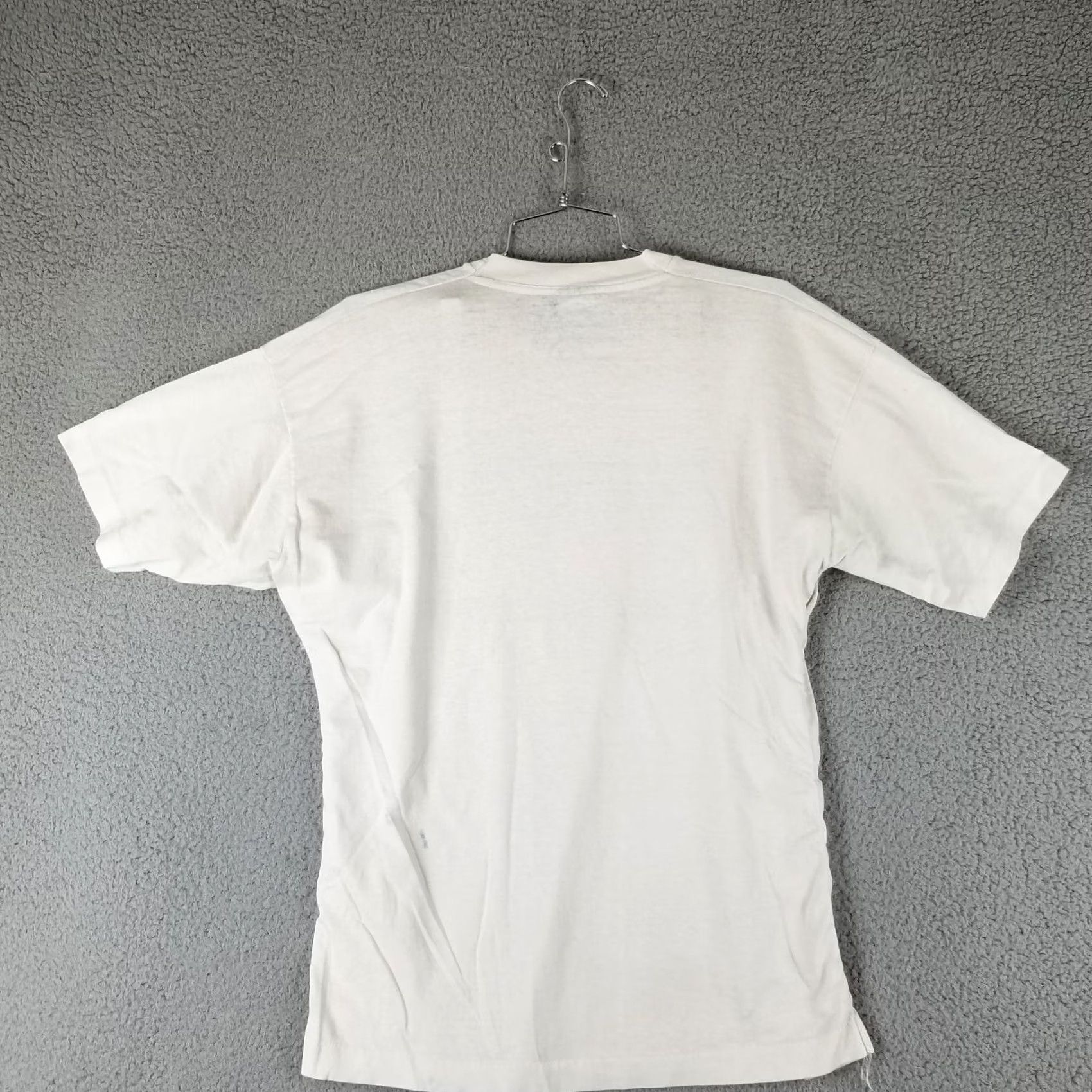 Vintage VTG Keco 96.5 Oklahoma City Country Radio Station T-Shirt Medium Mens White 80s 90s Music Cowboy Stitch Logo Double Sided Slim FOTL T-Shirt Size US M / EU 48-50 / 2 - 7 Thumbnail