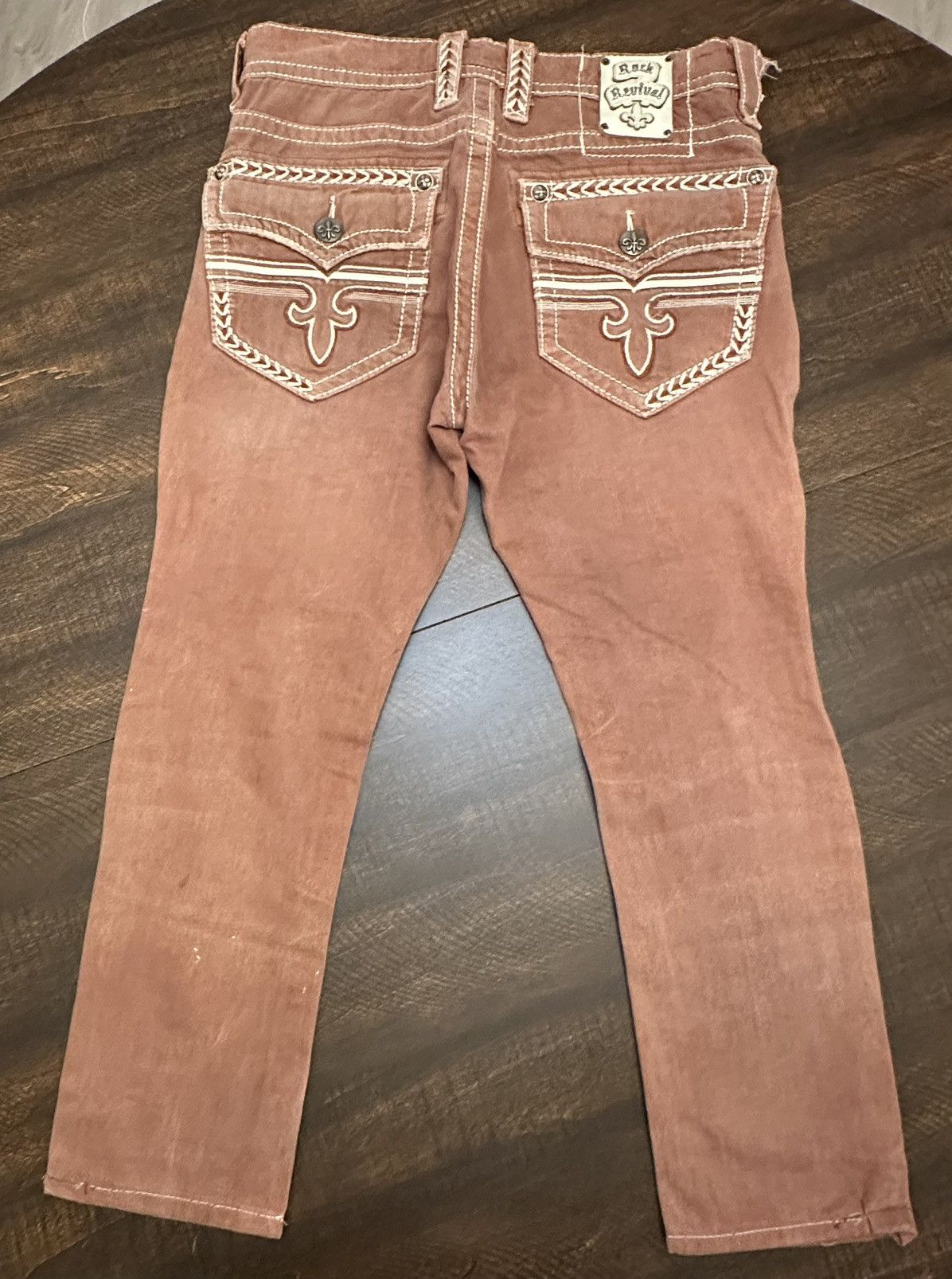 Rock Revival Rock Revival Sebastian Straight Men’s Jeans-Tailored-34x24 Size US 34 / EU 50 - 2 Thumbnail