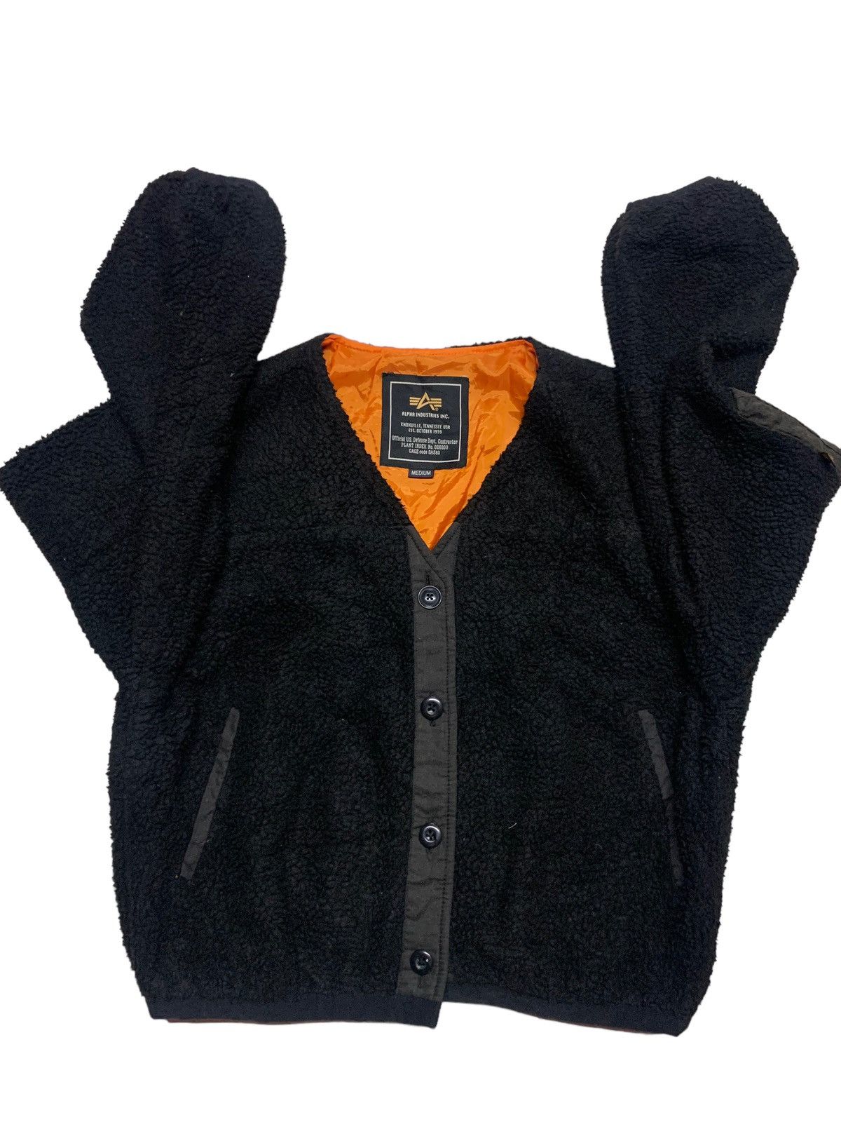 Alpha Industries × Vintage Vintage alpha industries inner Sherpa jacket Size US M / EU 48-50 / 2 - 4 Thumbnail