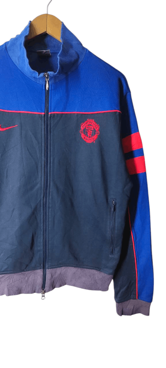 Nike NIKE X MANCHESTER UNITED DISSTRESSED TRACKTOP JACKET Size US L / EU 52-54 / 3 - 2 Thumbnail