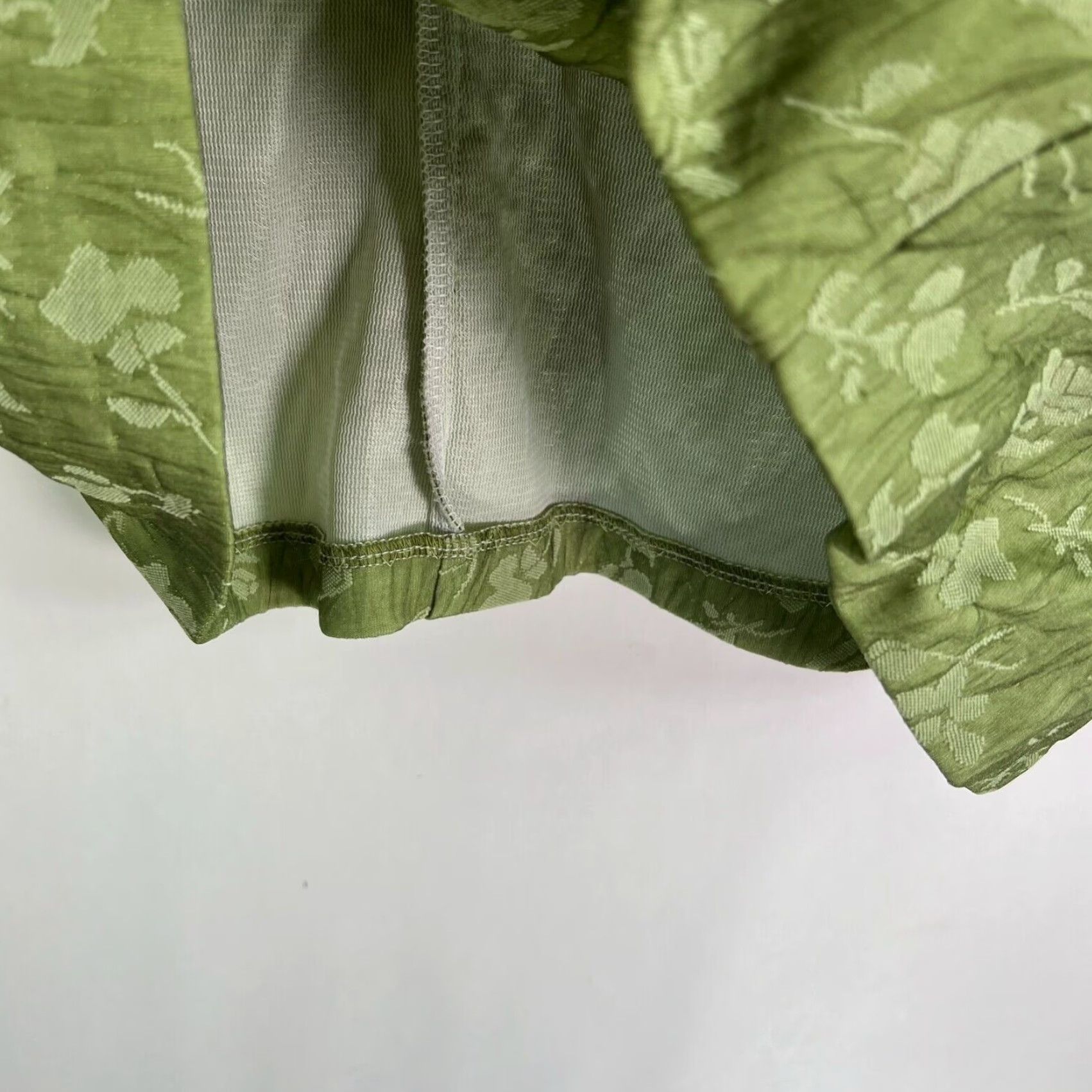Vintage Vintage 70s Floral Blazer Womens Size M/L Green Size L / US 10 / IT 46 - 6 Thumbnail