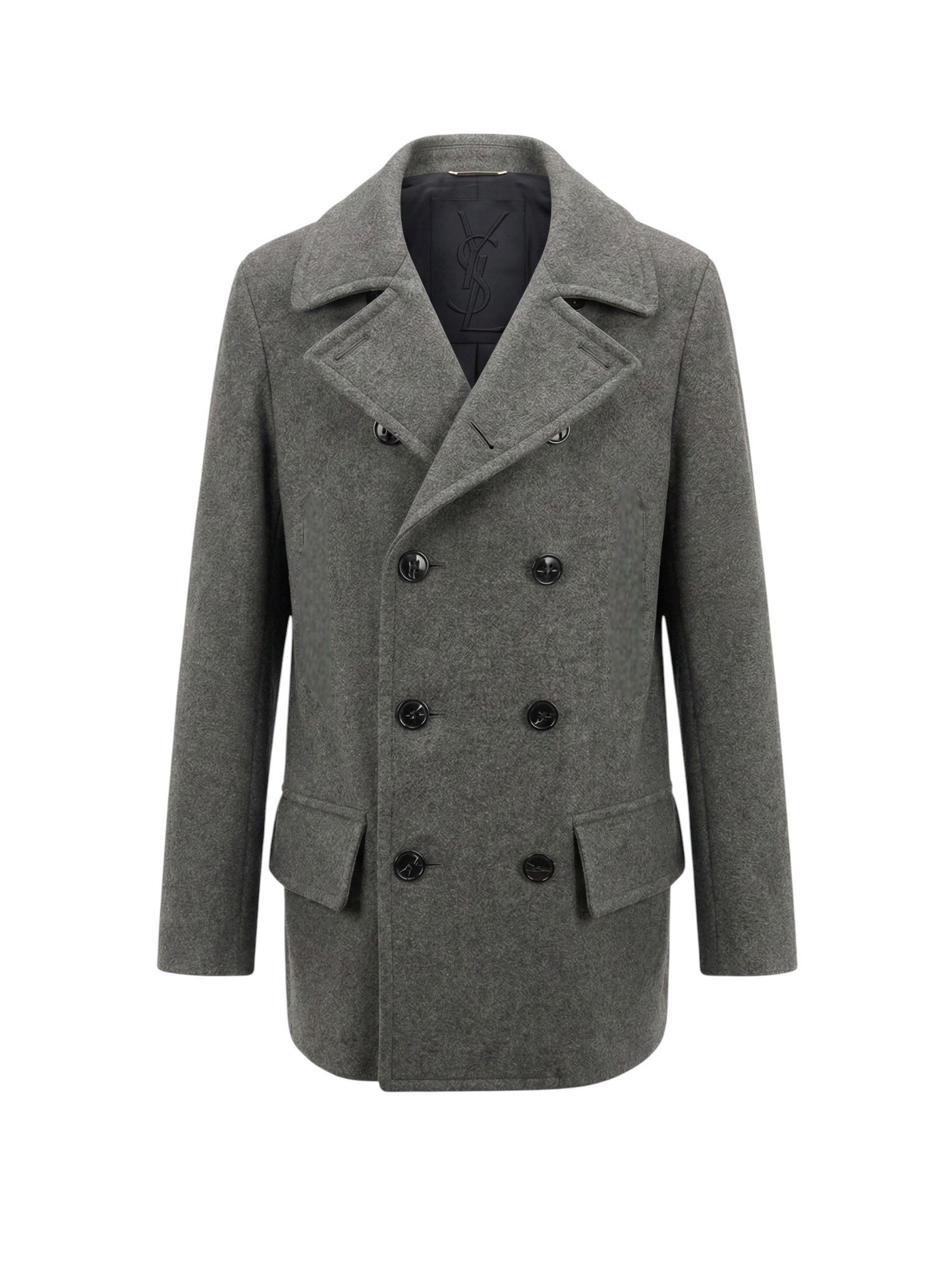 Yves Saint Laurent YSL BY TOM FORD WOOL ARMY COAT Size US M / EU 48-50 / 2 - 1 Thumbnail