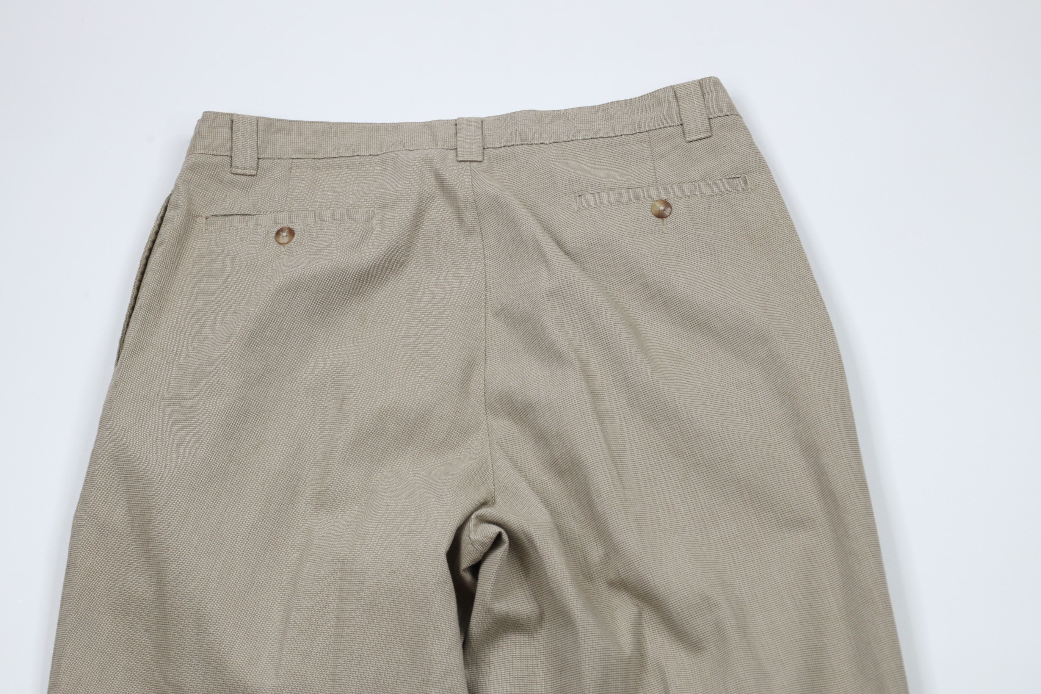 Vintage Vintage 90s Streetwear Pleated Cuffed Wide Leg Chino Pants Size US 36 / EU 52 - 11 Thumbnail