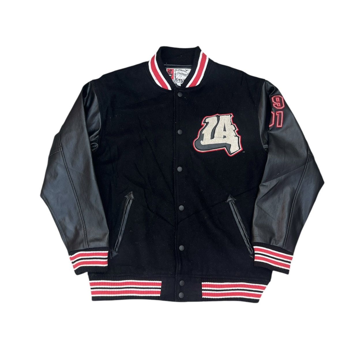 Vintage Vintage Conart embroidery varsity jacket Size US L / EU 52-54 / 3 - 1 Thumbnail