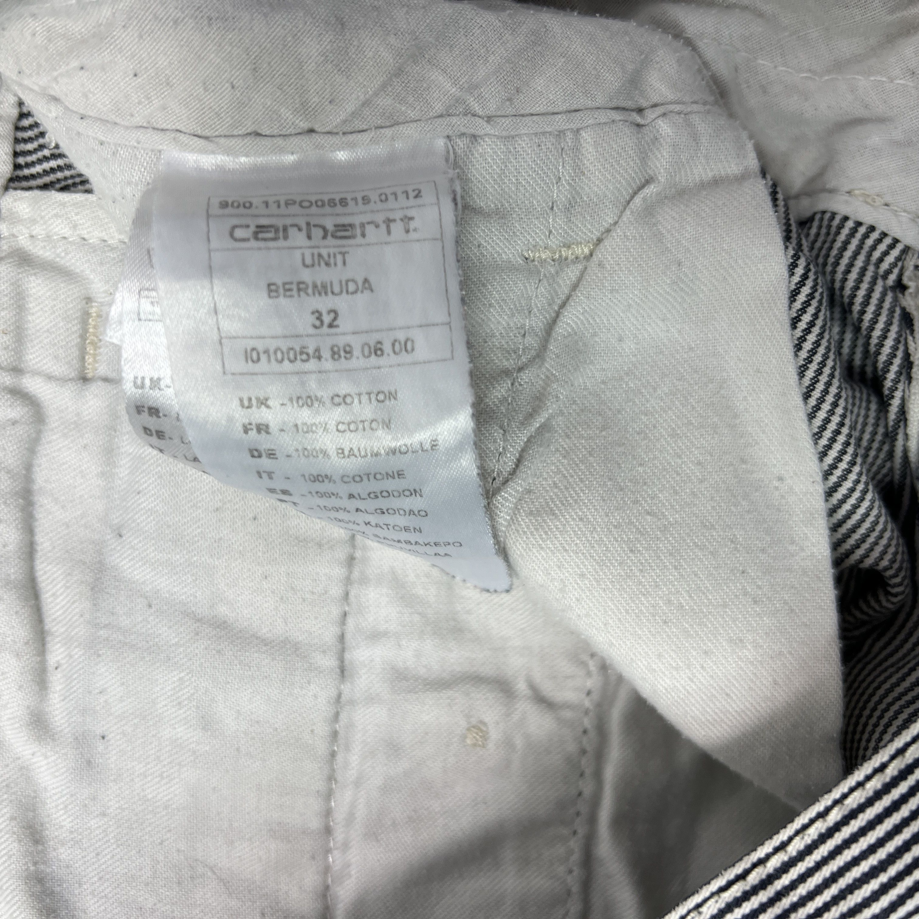 Carhartt Vintage Striped Streetwear Sporty Carhartt Shorts Y2K Size US 32 / EU 48 - 3 Thumbnail