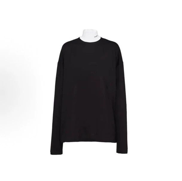 Prada Prada Color-blocked letter logo high-neck long sleeves Size US S / EU 44-46 / 1 - 7 Thumbnail