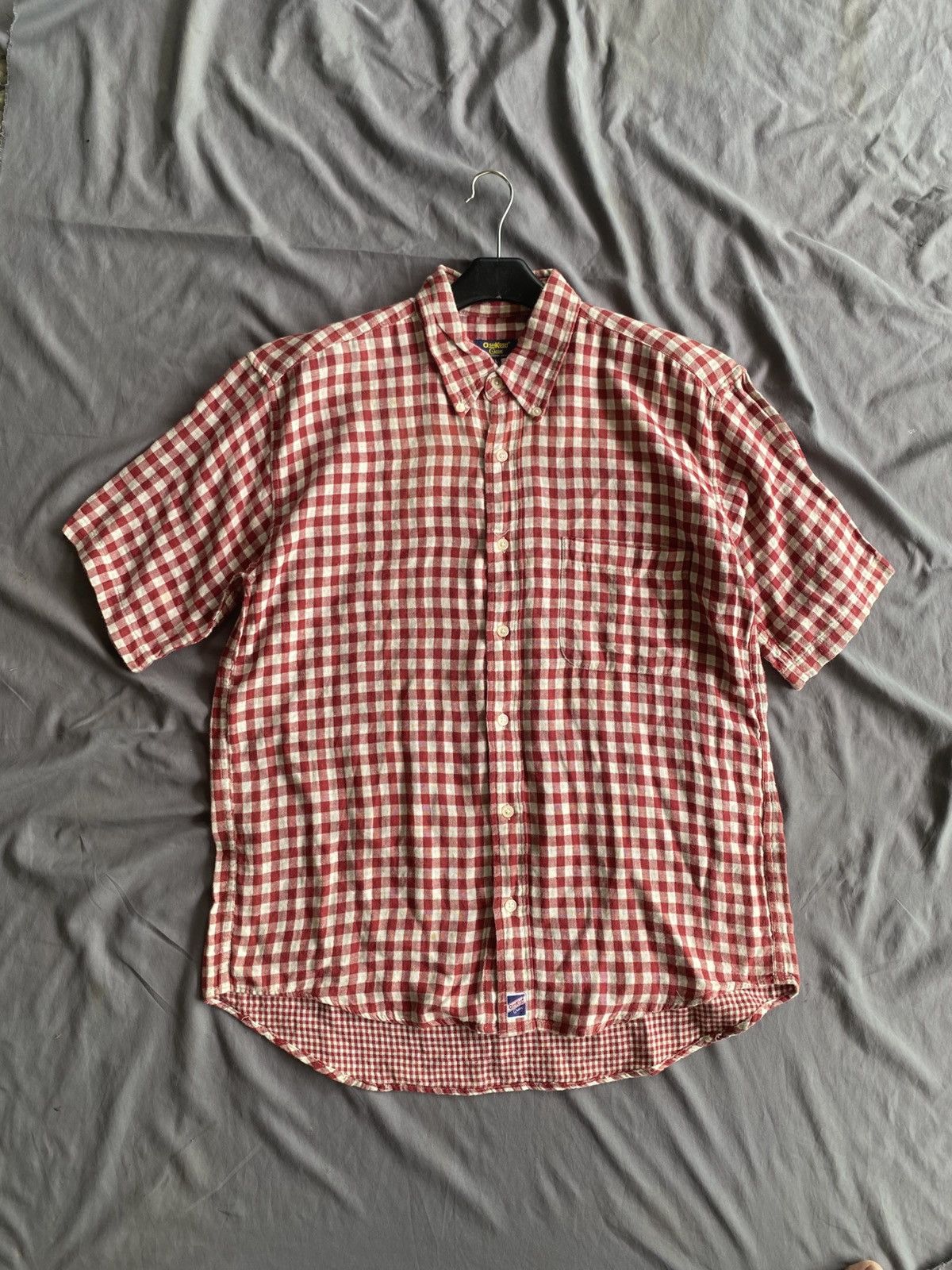Oshkosh Vintage Oshkosh Gingham Button Down shirt Size US L / EU 52-54 / 3 - 1 Thumbnail