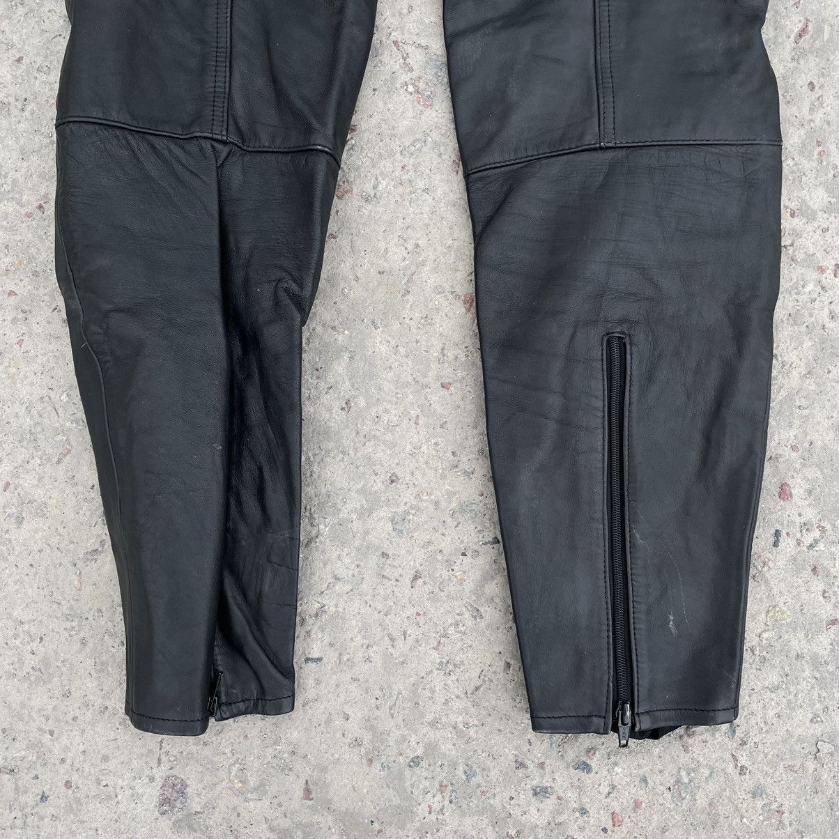 Vintage Vintage Moto Leather Pants 52 Y2K 90s USA Japan Style Hype Size US 32 / EU 48 - 7 Thumbnail