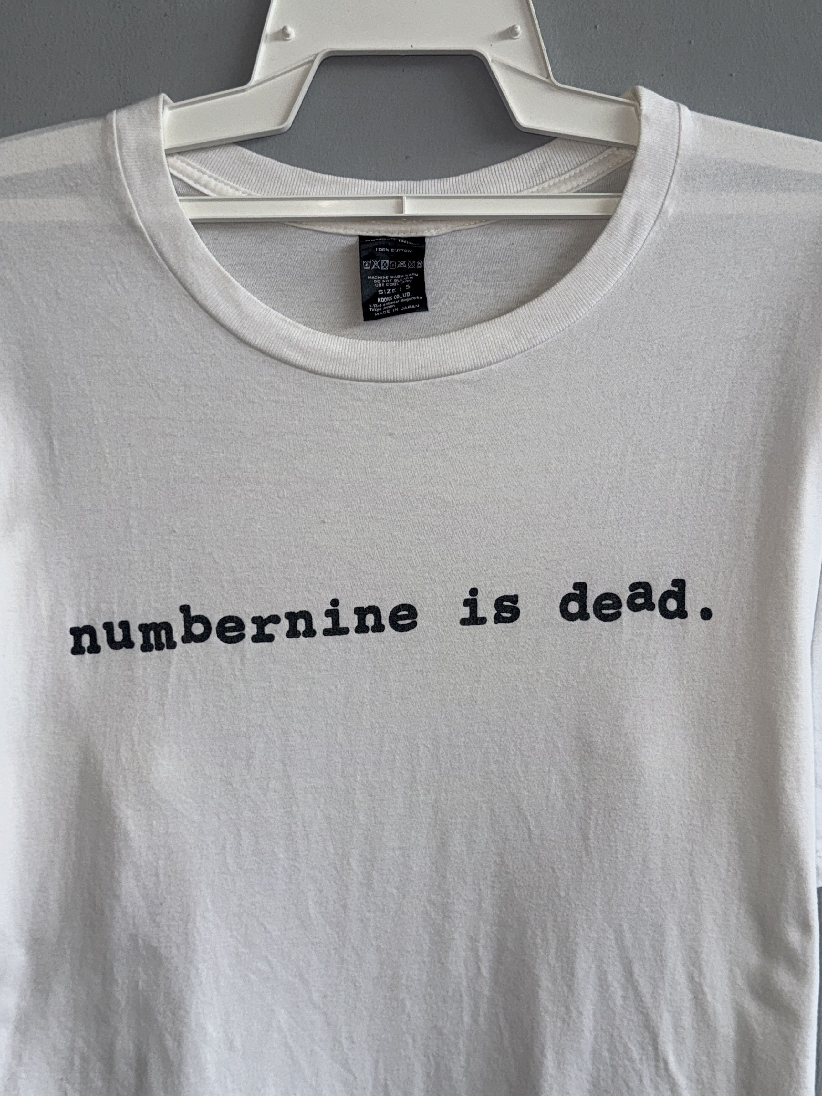 Number (N)ine Number (N)ine Numbernine Is Dead T-Shirt Size US XL / EU 56 / 4 - 2 Thumbnail