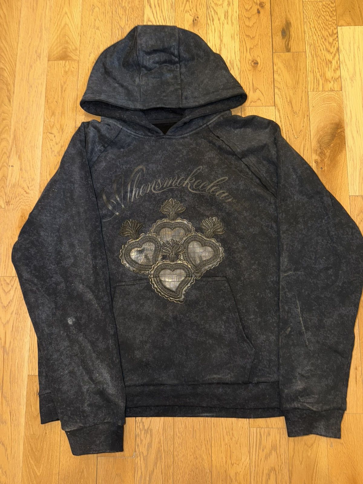 Whensmokeclears WhenSmokeClears Leather Hoodie Size US XL / EU 56 / 4 - 2 Thumbnail