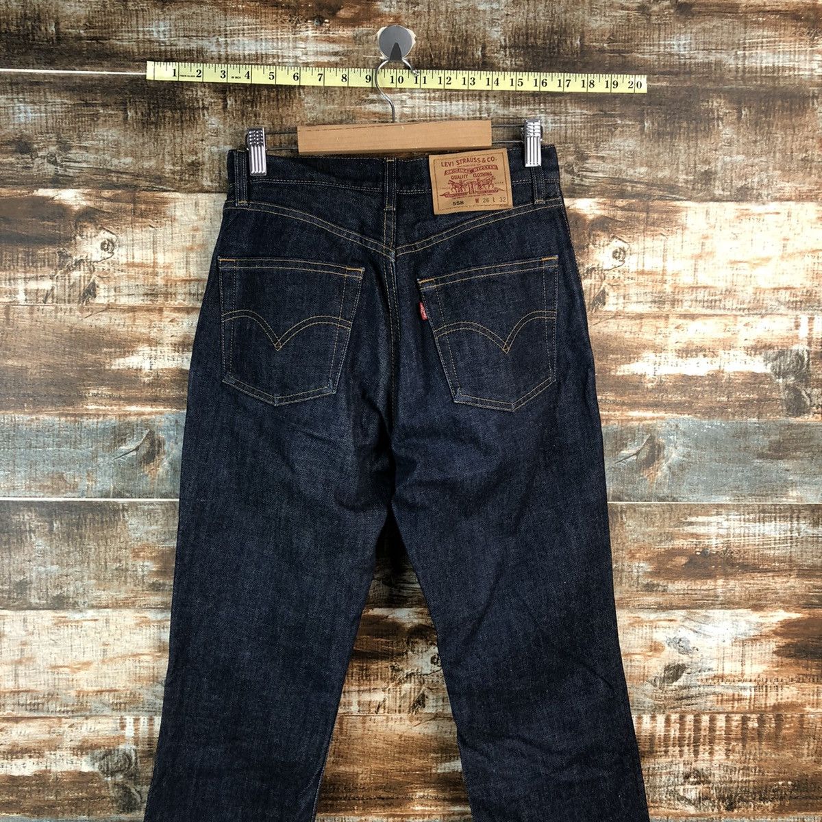 Levi's Levis 558 Blue Distressed Denim Pants #A2622 Size US 26 / EU 42 - 16 Thumbnail