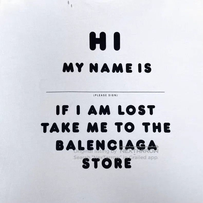 Balenciaga Balenciaga Letter logo short-sleeve destruction T-shirt Size US S / EU 44-46 / 1 - 4 Thumbnail