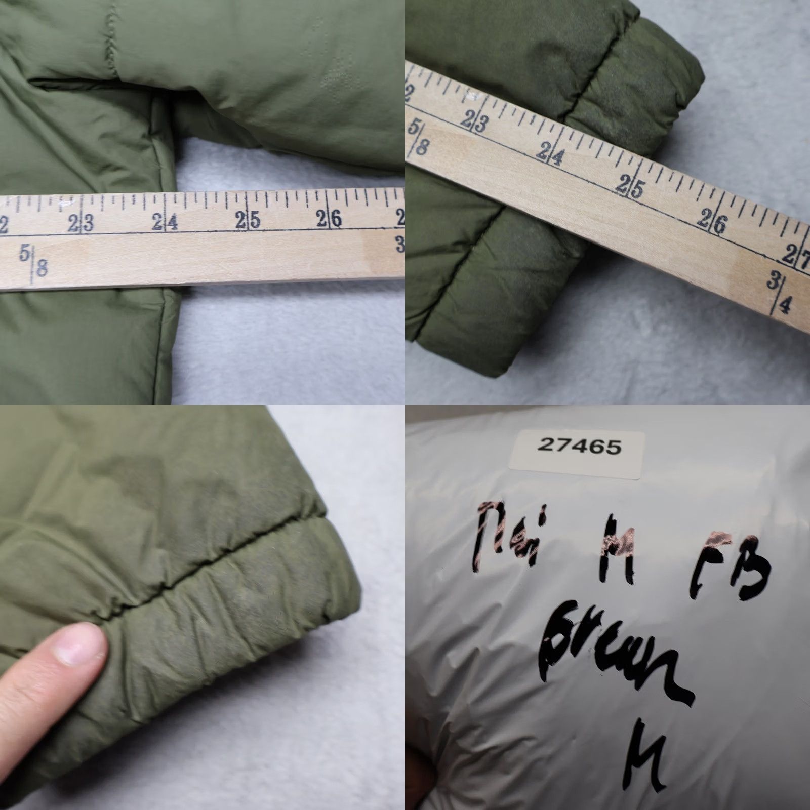 Vintage REI Jacket Mens Large Green Insulated Full Zip Puffer Outdoor Wind Rain Quilted Nylon Stand-Up Collar Size US L / EU 52-54 / 3 - 10 Thumbnail