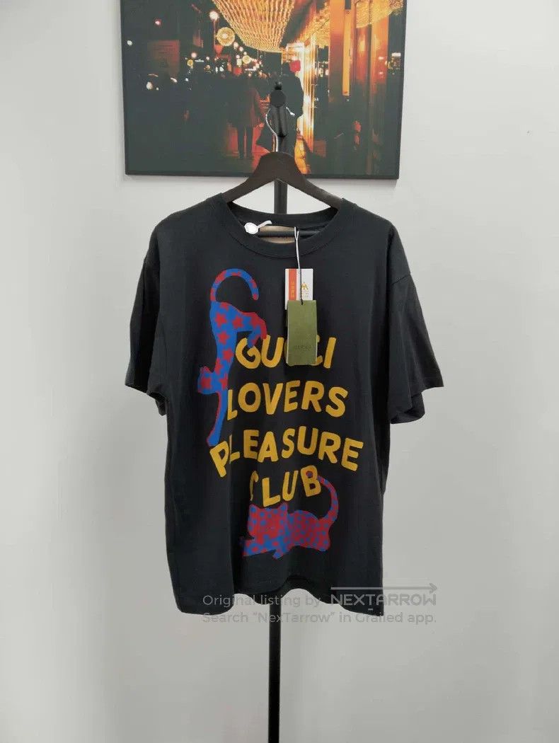 Gucci Gucci sS23 letter pattern printed plain knitted short-slee Size US S / EU 44-46 / 1 - 1 Thumbnail