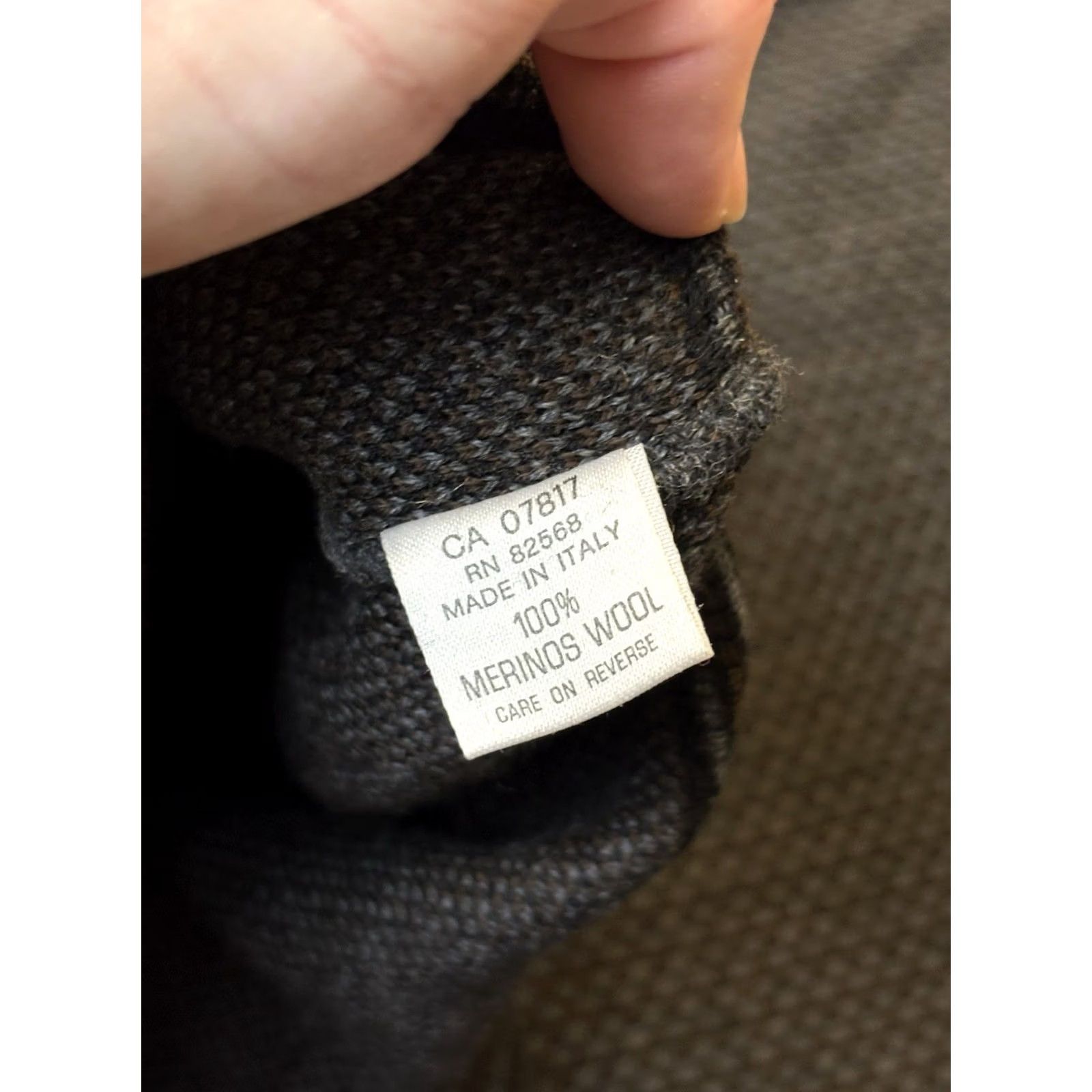 Vintage VINTAGE Bigsby & Kruthers 100% Merino Wool Sweater Geometric Italy Made Mens Large Size US L / EU 52-54 / 3 - 5 Thumbnail