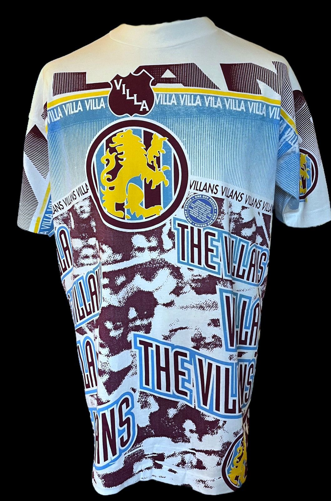 Vintage Aston Villa KT Sports AOP Kick Sportswear t shirt XL Size US XL / EU 56 / 4 - 4 Thumbnail
