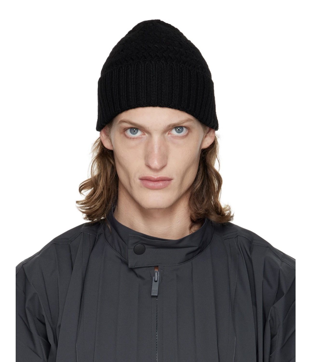 Craig Green Craig Green Ssense Exclusive Black Knot Wool Beanie Size ONE SIZE - 6 Thumbnail